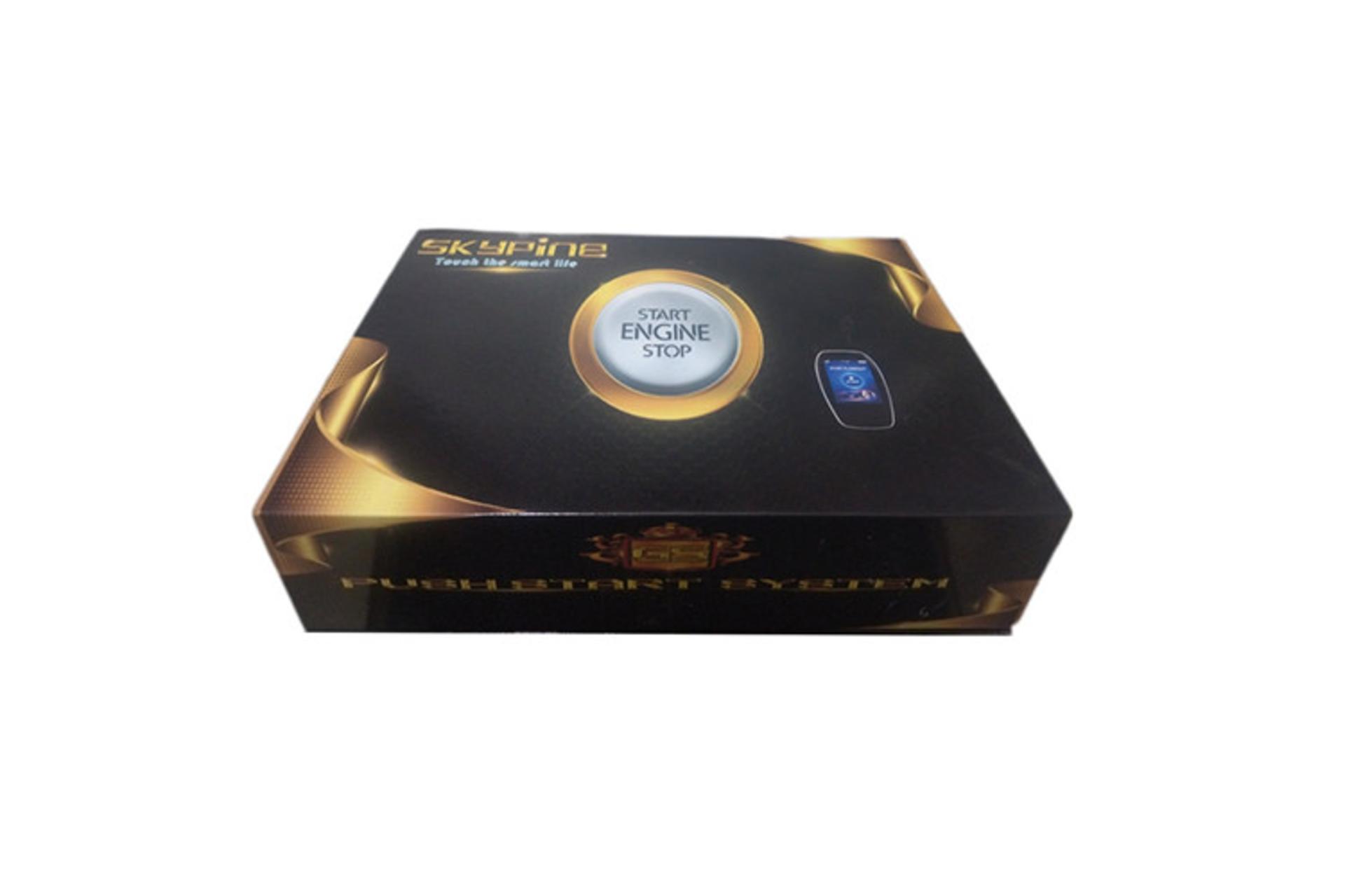 دزدگیر خودرو اسکایپین Skypine SK-143 نمای جعبه و بسته بندی
