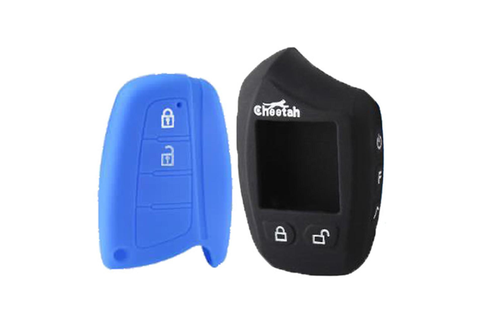 دزدگیر خودرو چیتا Cheetah S886D نمای کاور ریموت اصلی و یدک