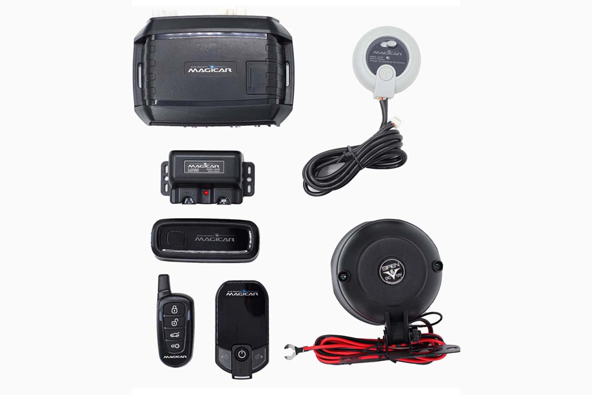 دزدگیر خودرو ماجیکار Magicar i137AS نمای قطعات