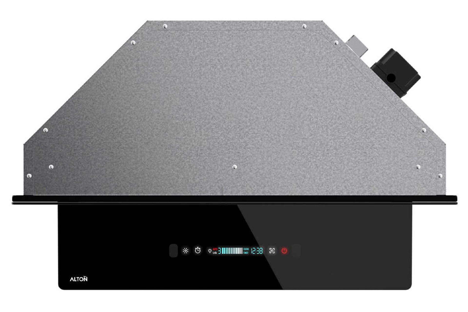 نمای جلوی هود مخفی آلتون H710 رنگ مشکی