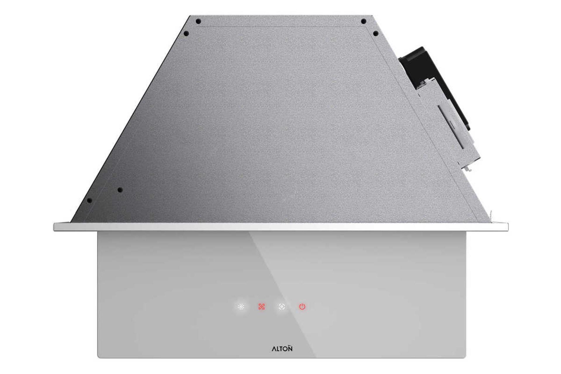 نمای جلوی هود مخفی آلتون H600WN رنگ سفید
