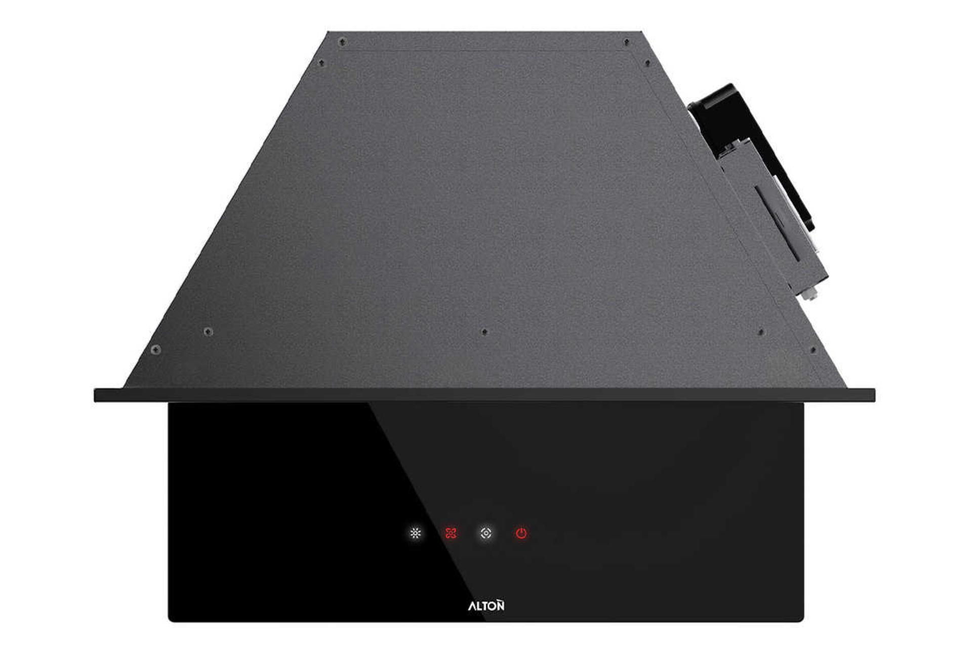 نمای جلوی هود مخفی آلتون H600BN رنگ مشکی