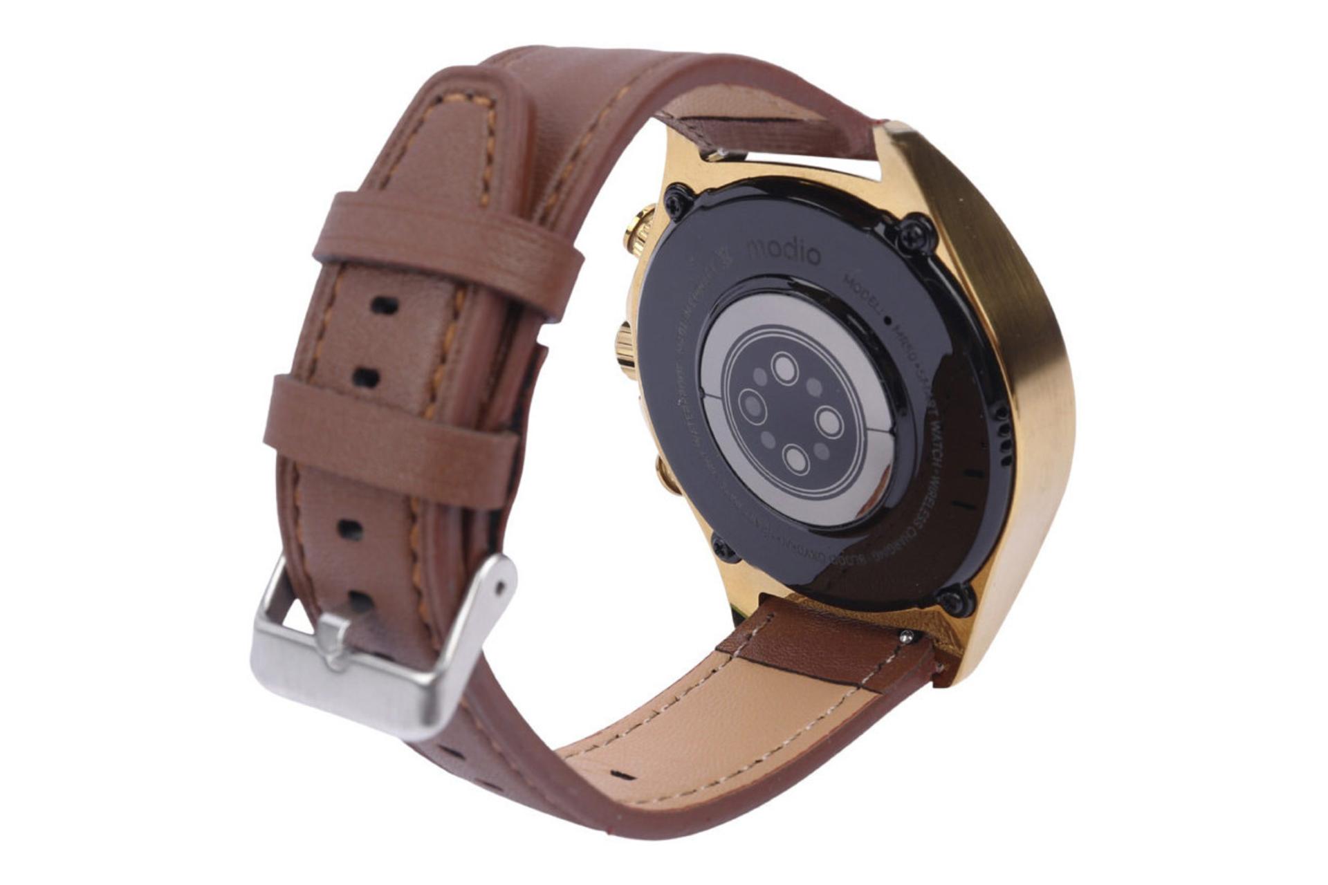 پشت ساعت هوشمند مودیو Modio MR50 طلایی