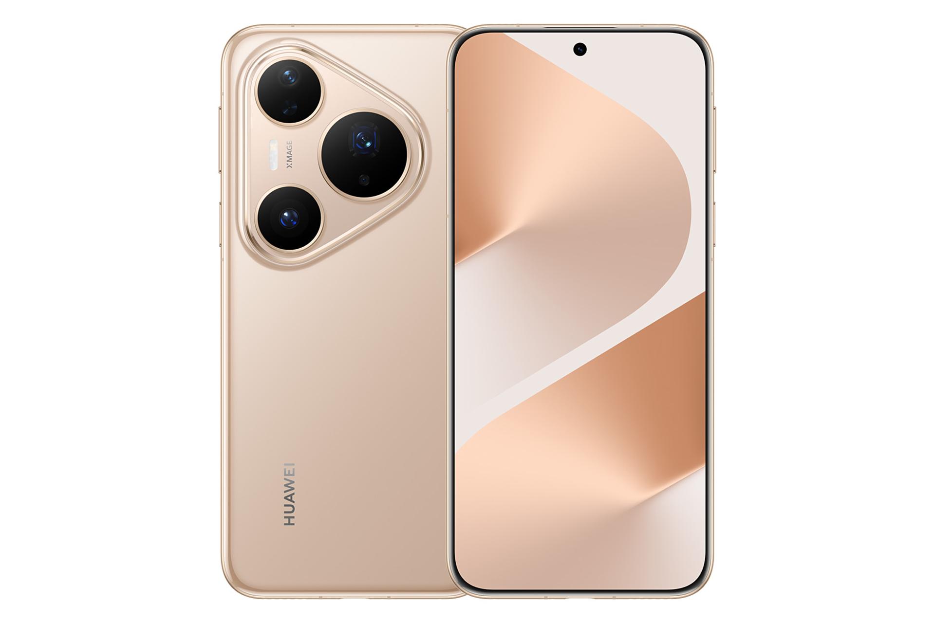 پنل جلو و پشت گوشی موبایل پیورا 80 پرو هواوی طلایی / Huawei Pura 80 Pro