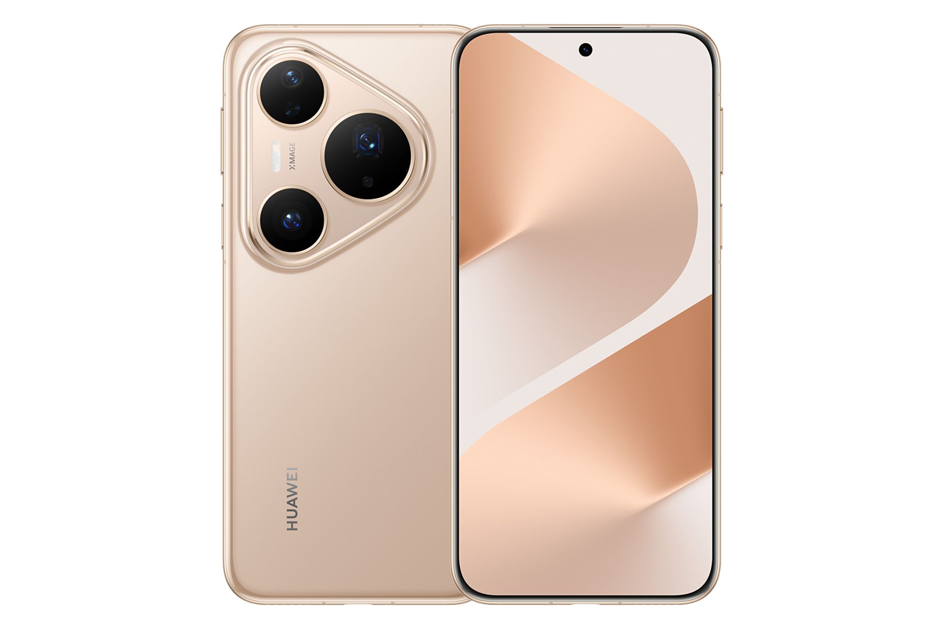 پنل جلو و پشت گوشی موبایل پیورا 80 پرو هواوی طلایی / Huawei Pura 80 Pro