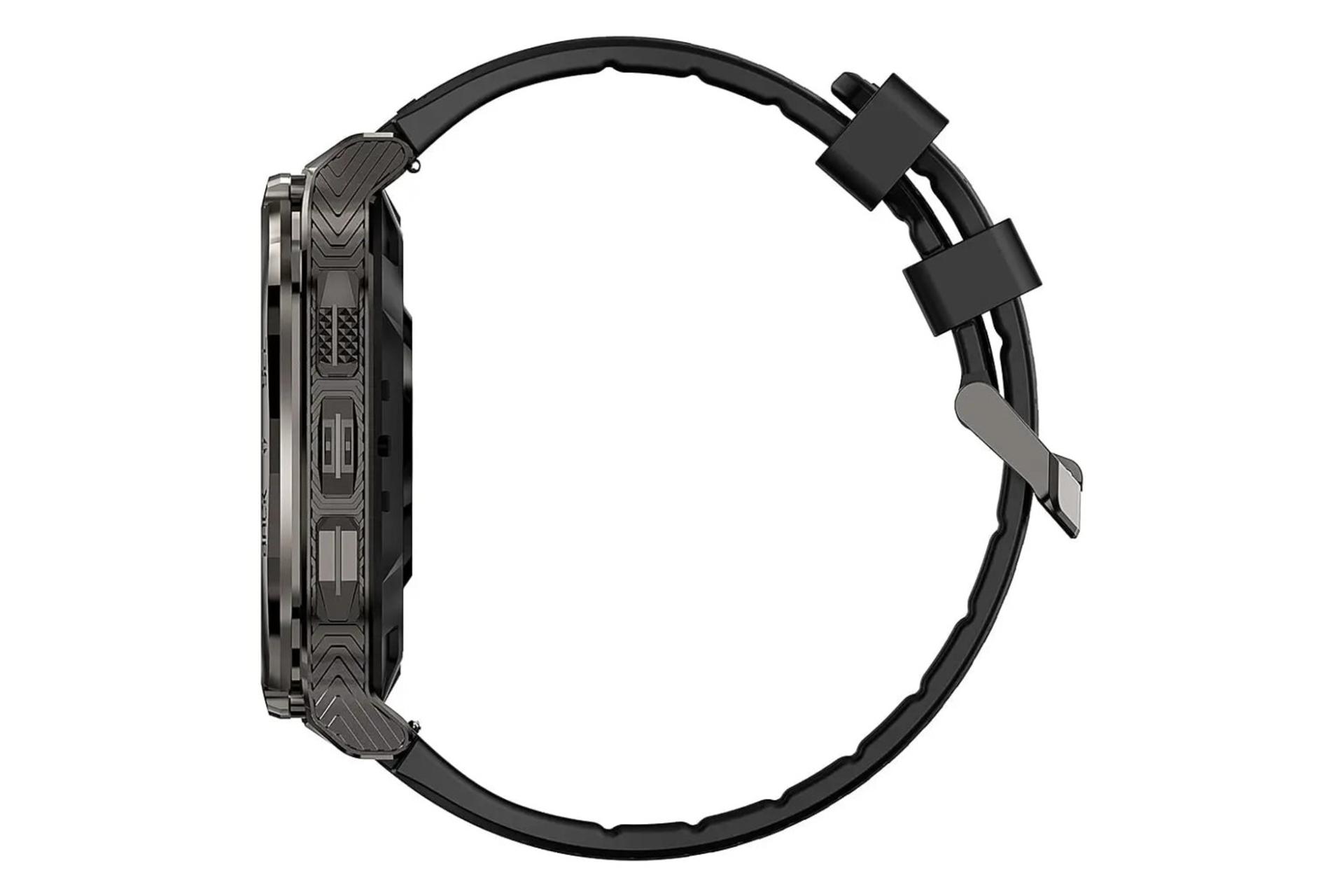 نمای جانبی ساعت هوشمند کازپت KOSPET Tank M3 مشکی