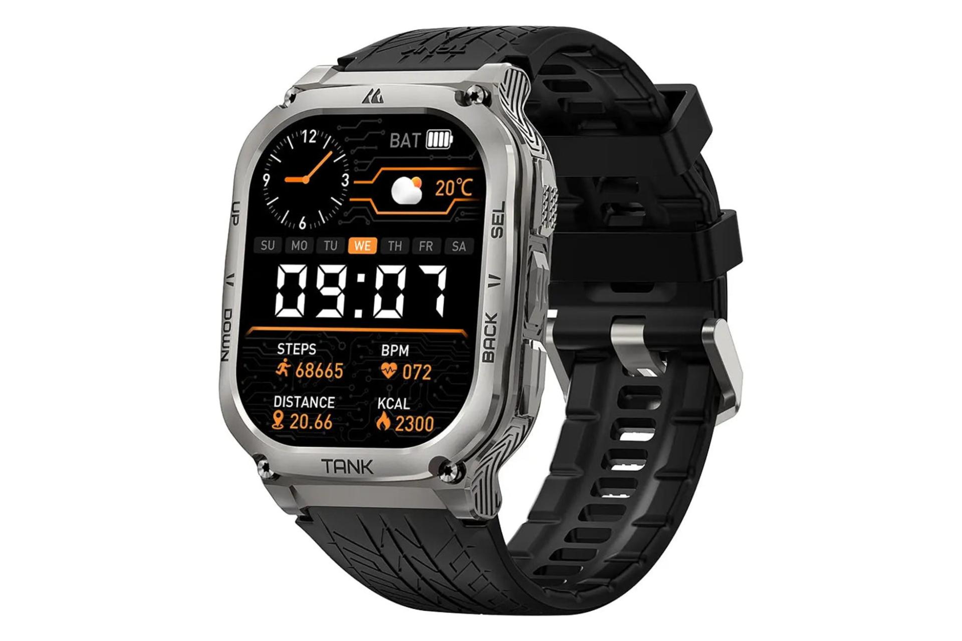 ساعت هوشمند کازپت KOSPET Tank M3 نقره ای