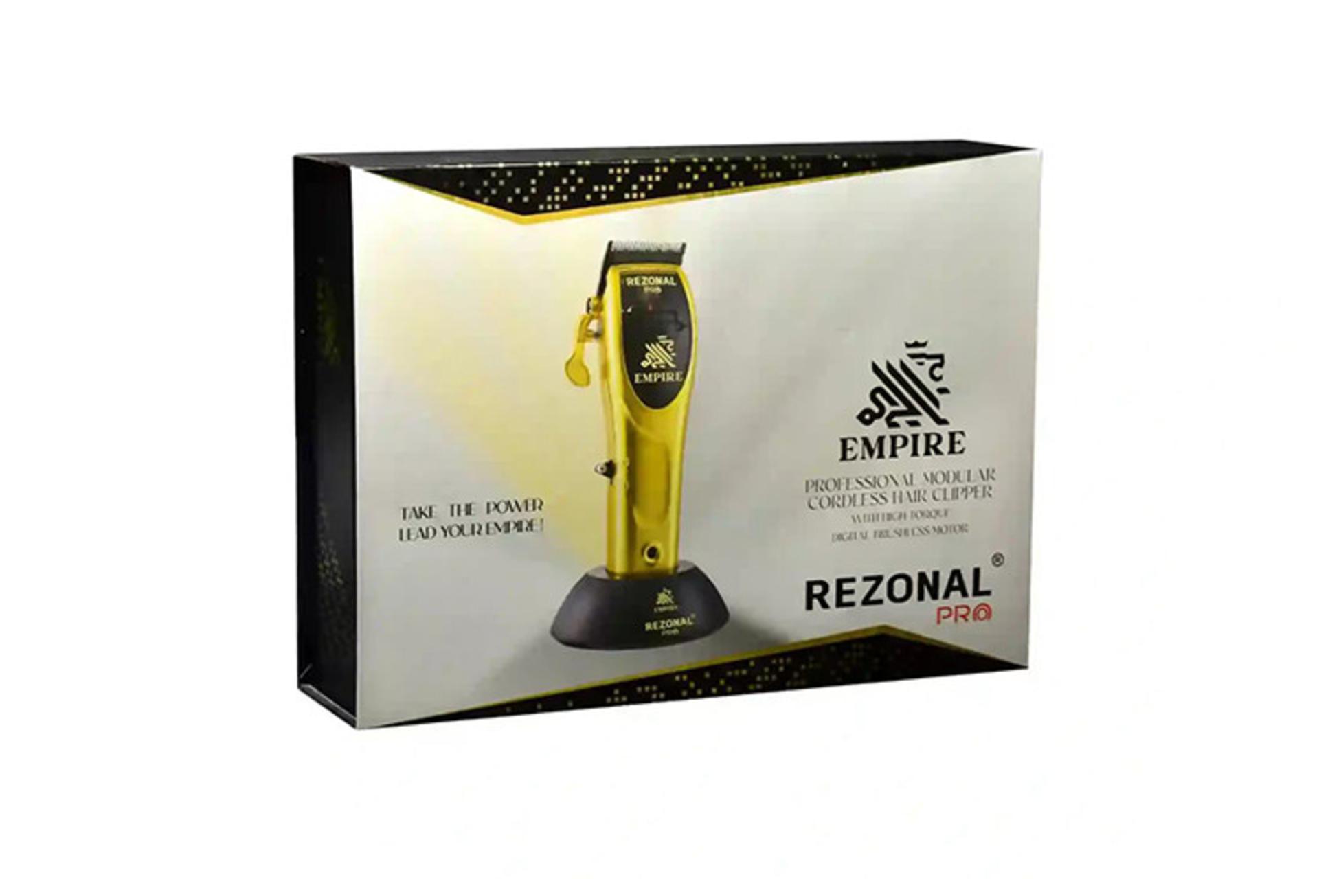 ماشین اصلاح رزونال REZONAL EMPIRE نمای جعبه و بسته بندی