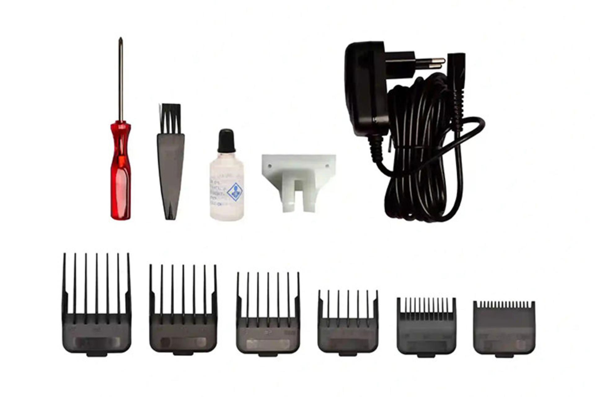 ماشین اصلاح رزونال REZONAL EMPIRE نمای شانه ها و لوازم همراه