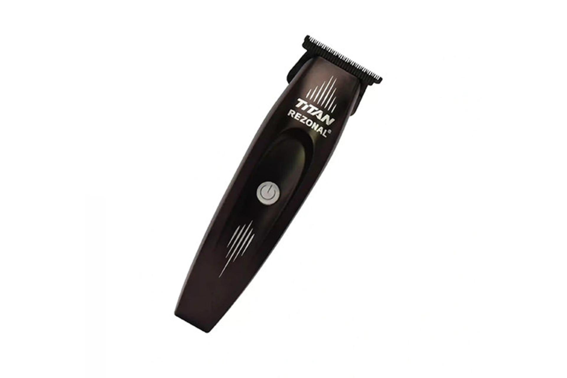 ماشین اصلاح رزونال REZONAL TITAN نمای جلو رنگ مشکی