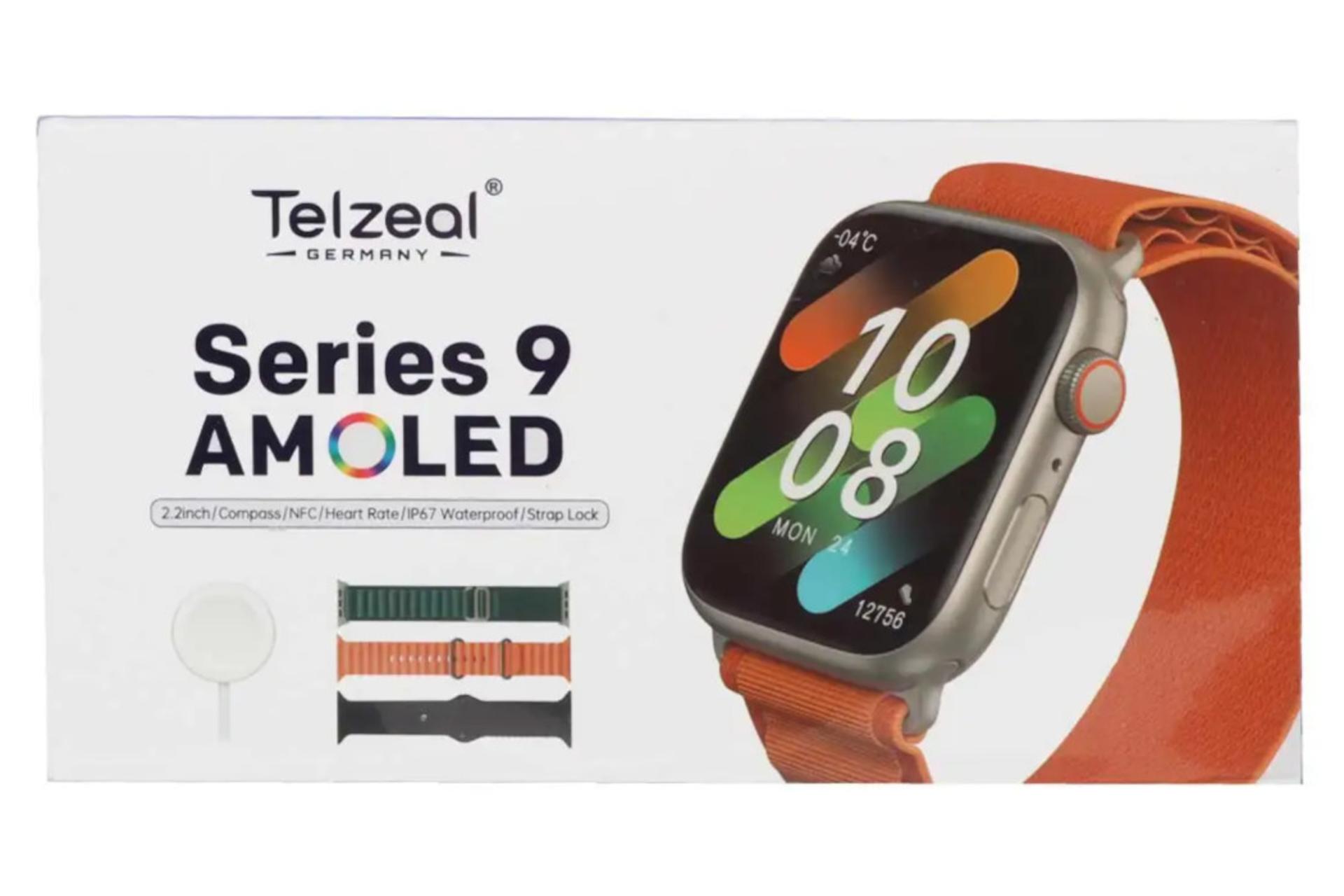 جعبه ساعت هوشمند تلزیل Telzeal Series 9 AMOLED