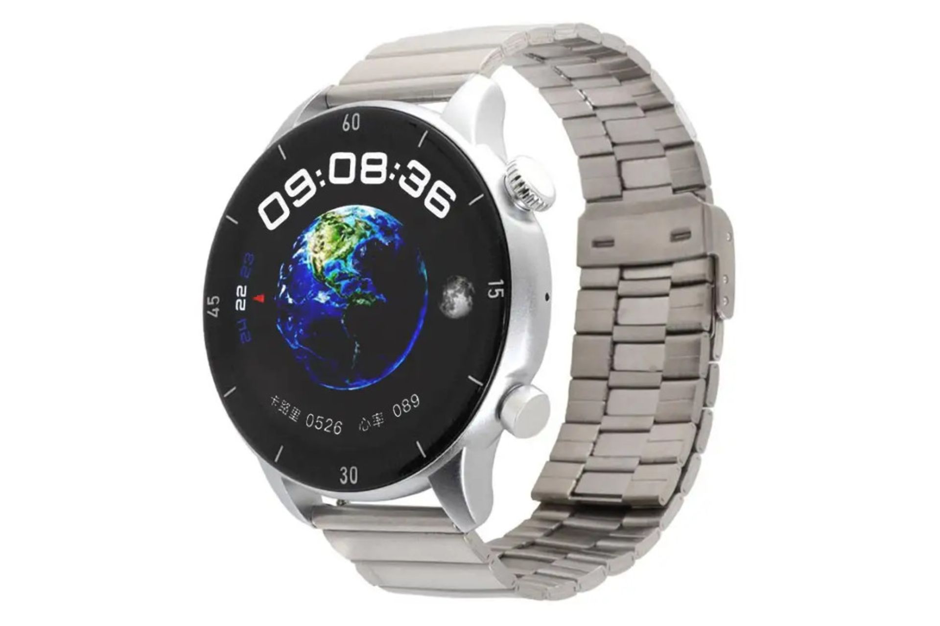 ساعت هوشمند تلزیل Telzeal AMOLED T1 نقره ای