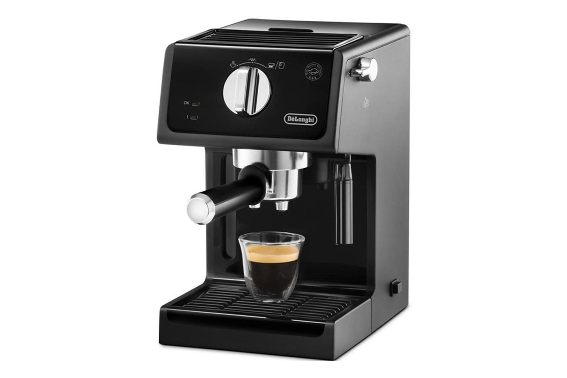 نمای کناری اسپرسو ساز دلونگی Delonghi ECP31.21 Ec