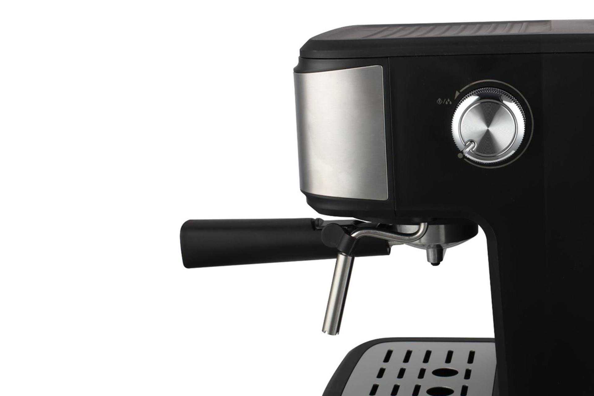 نمای کناری اسپرسو ساز یورولوکس Eurolux EU-CM4248DSB