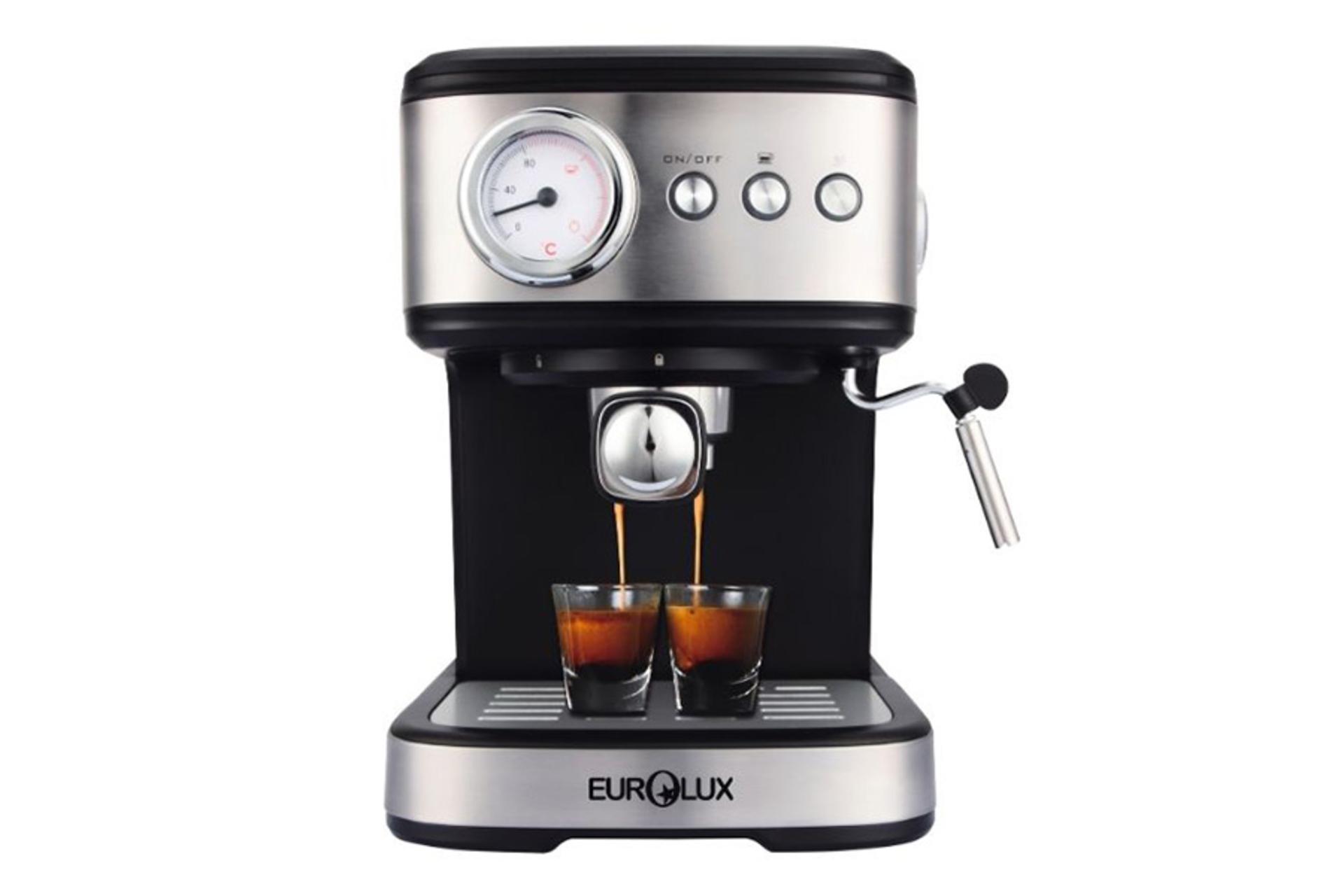 مرجع متخصصين ايران اسپرسو ساز يورولوكس Eurolux EU-CM4252DSB