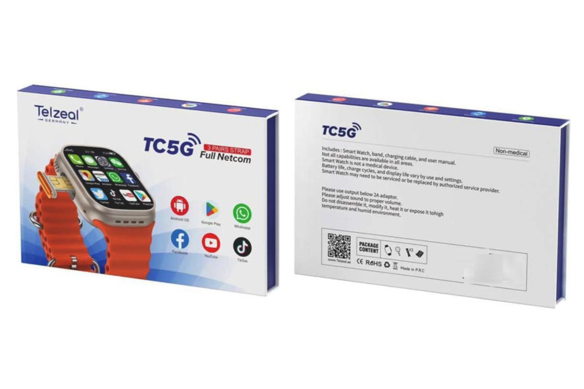 جعبه ساعت هوشمند تلزیل Telzeal TC5G