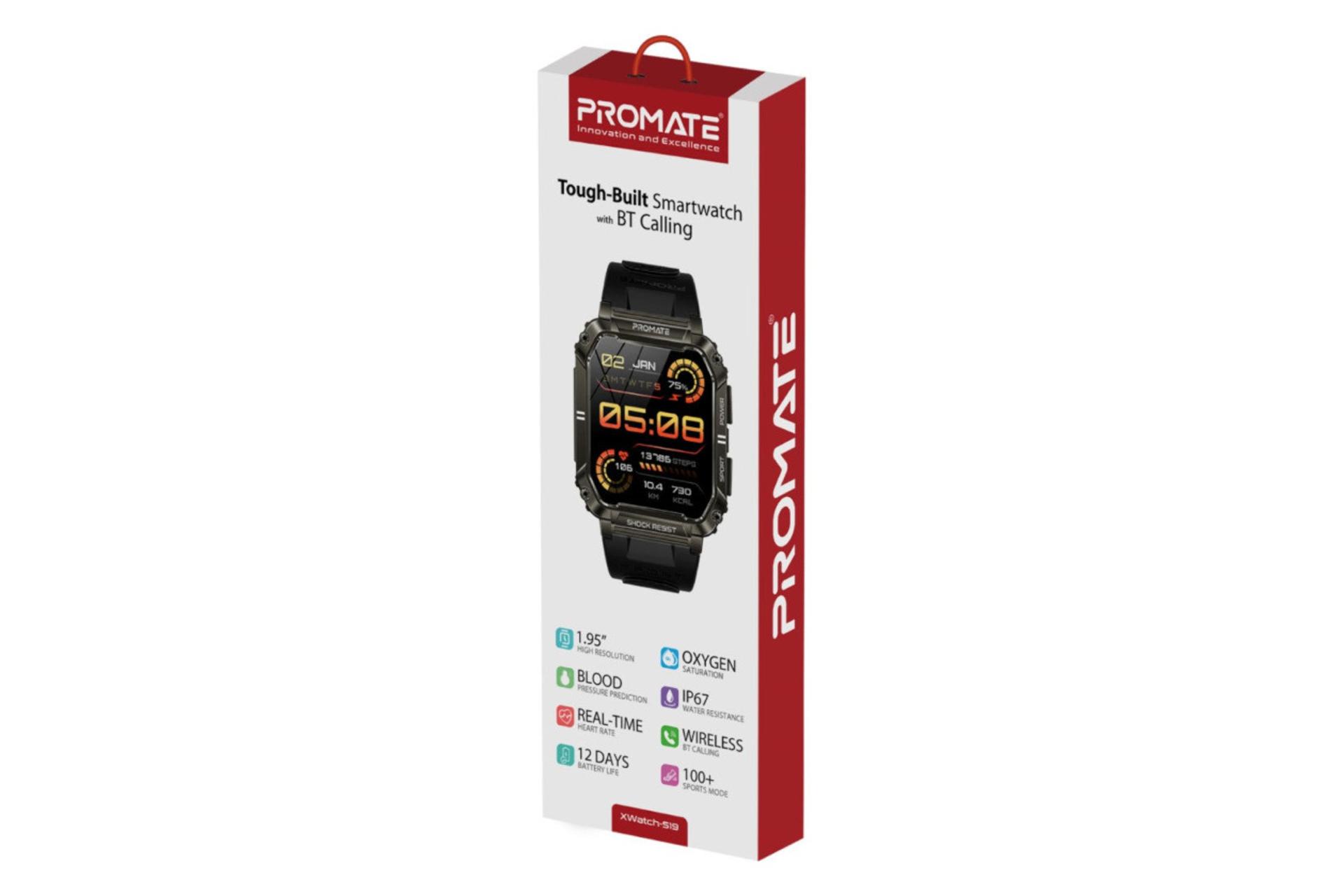 جعبه ساعت هوشمند پرومیت Promate XWatch-S19