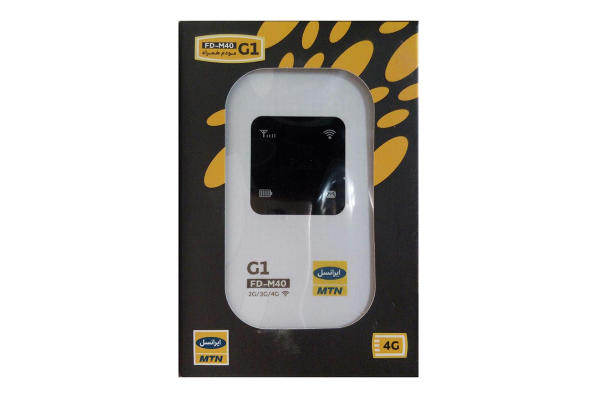 جعبه مودم و روتر سیم‌ کارتی ایرانسل Irancell FD-M40 G1ج
