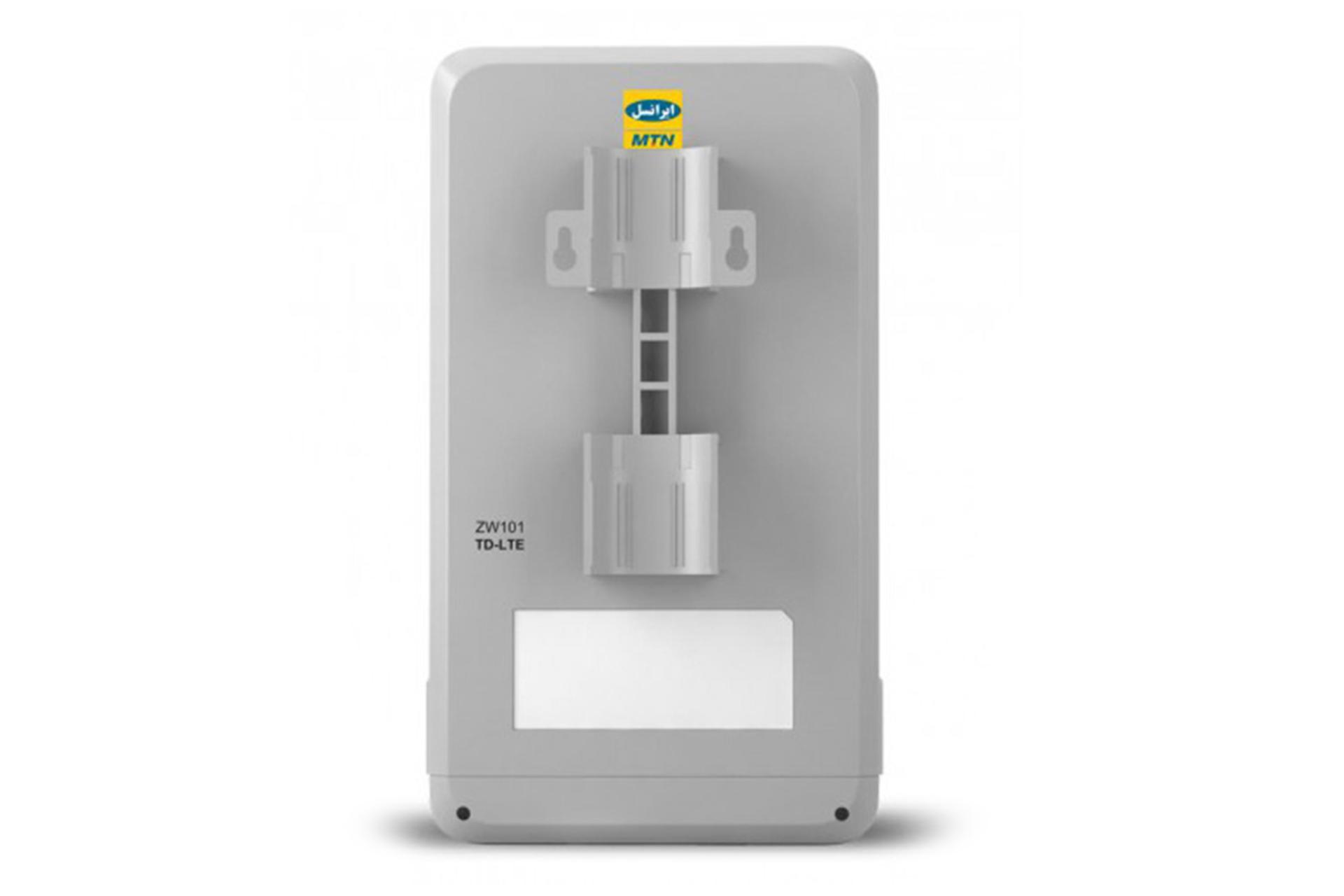 نمای پشتی مودم و روتر سیم‌ کارتی ایرانسل Irancell ZW101