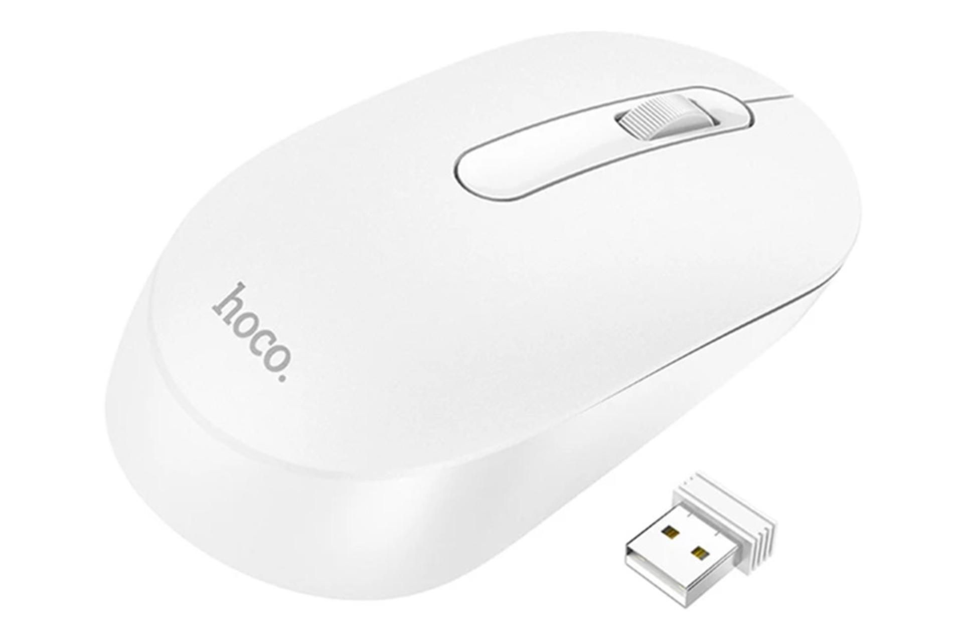 نمای راست ماوس هوکو HOCO GM14 به همراه دانگل بی سیم