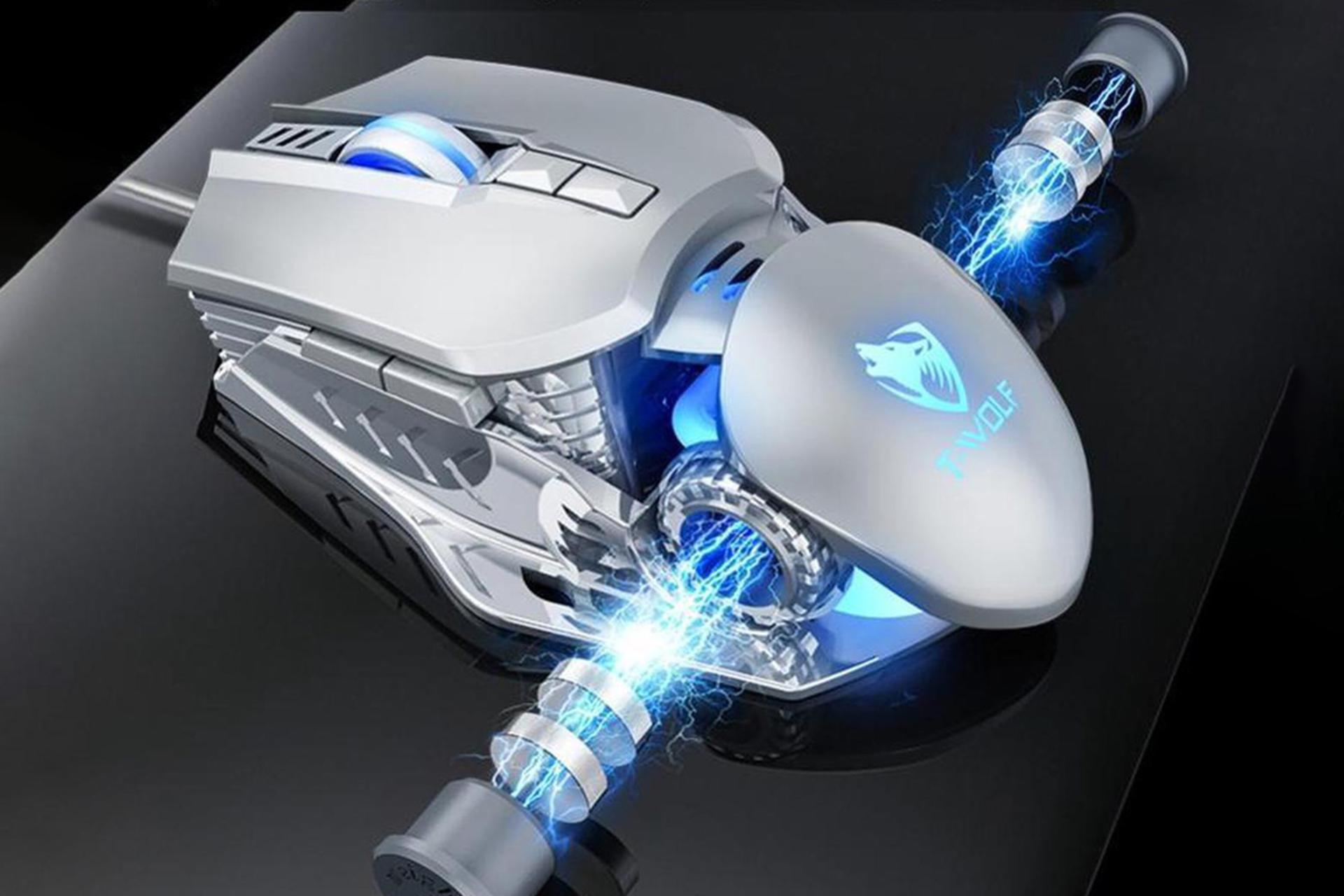 نمای کناری ماوس تی ولف T-WOLF G530