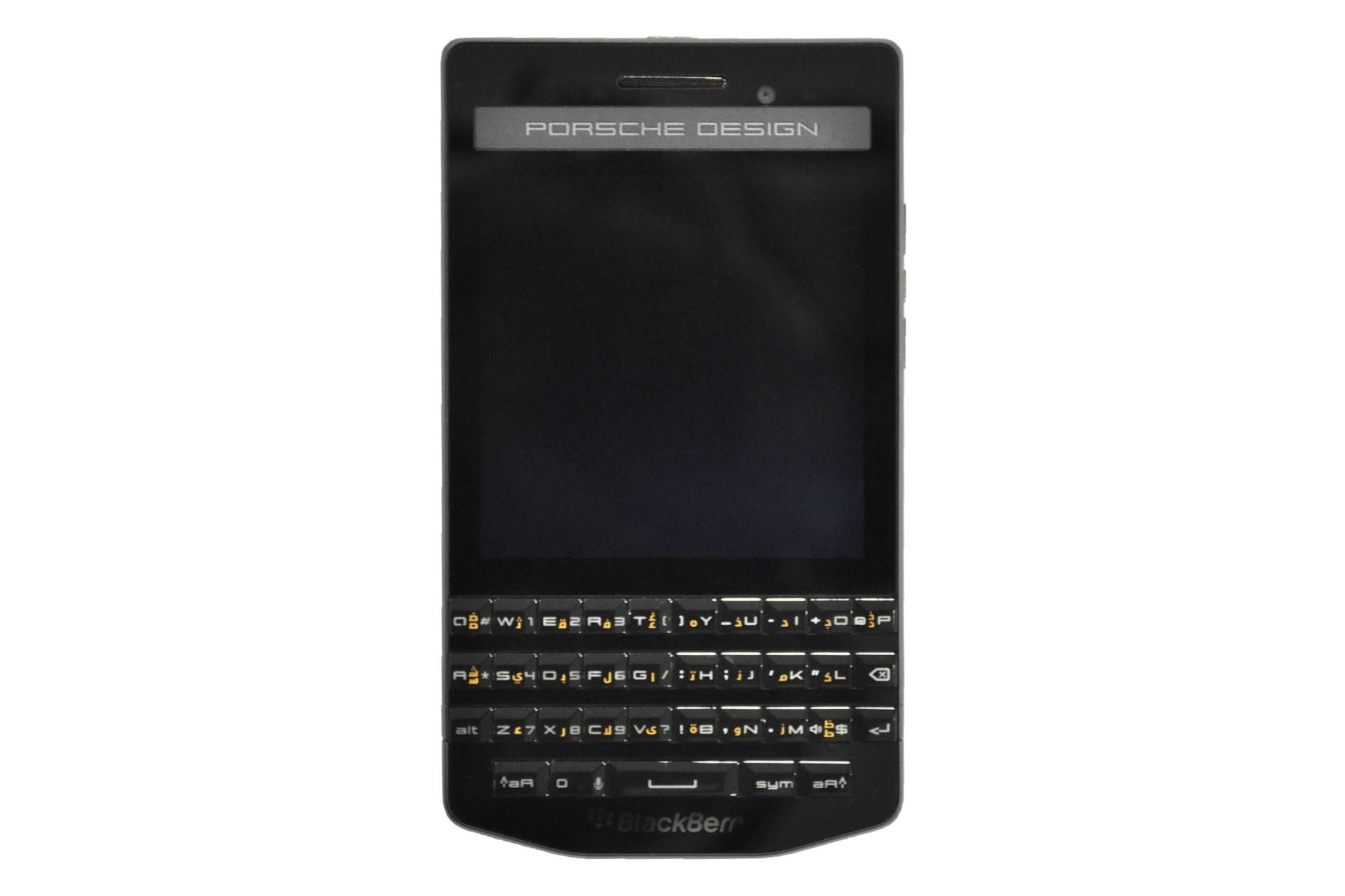 نمایشگر و صفحه کلید گوشی موبایل بلک بری پورشه دیزاین BlackBerry Porsche Design P9983