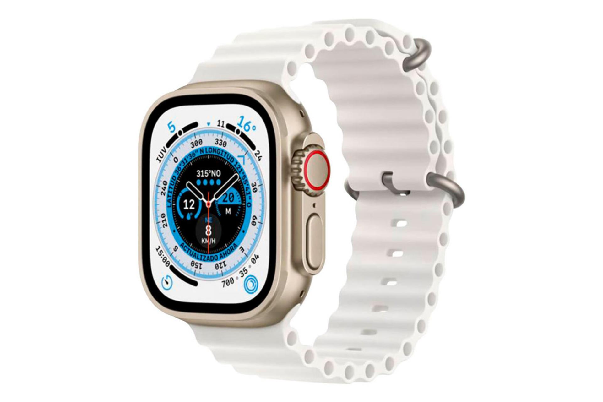 ساعت هوشمند بلولری Blulory Glifo 8 Ultra با بند سفید