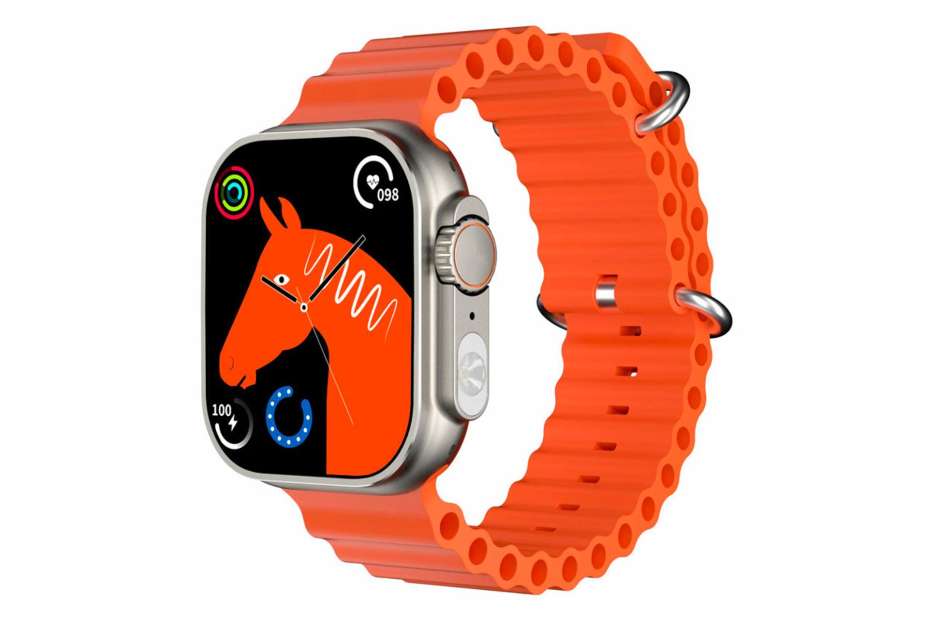 ساعت هوشمند بلولری Blulory Glifo 8 Light Ultra با بند نارنجی