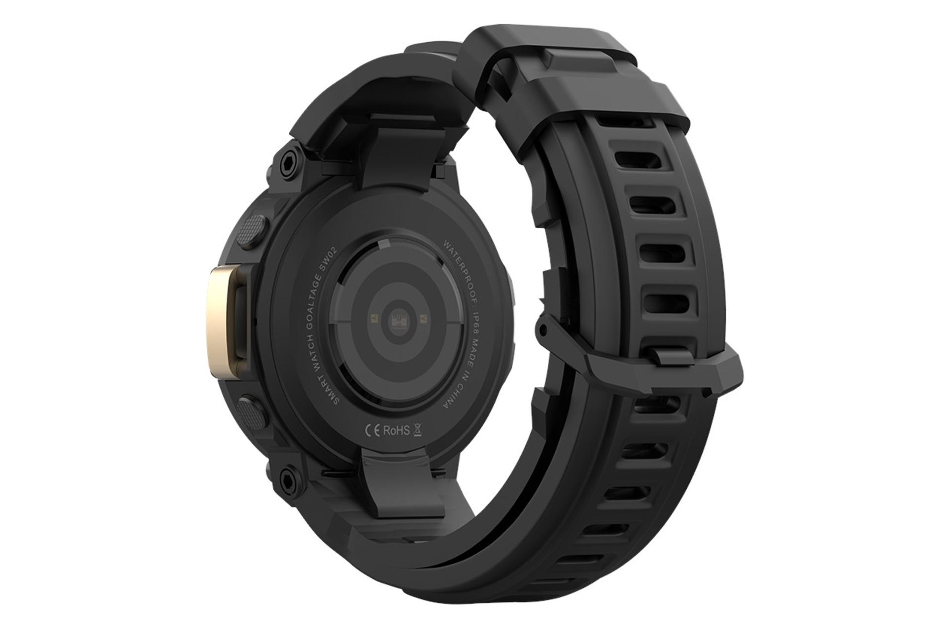 پشت ساعت هوشمند گلتیج Goaltage SW02 مشکی