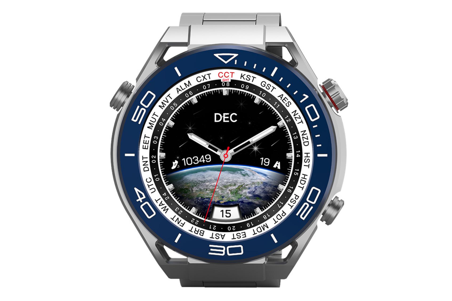 ساعت هوشمند گلتیج Goaltage SW05 نقره ای از نمای روبرو