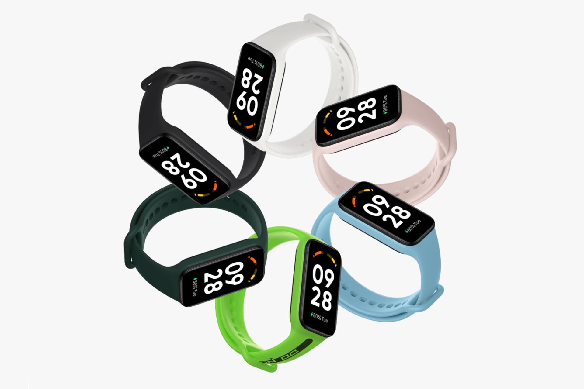 ساعت هوشمند ردمی اسمارت بند 2 شیائومی در رنگ های مختلف / Xiaomi Redmi Smart Band 2