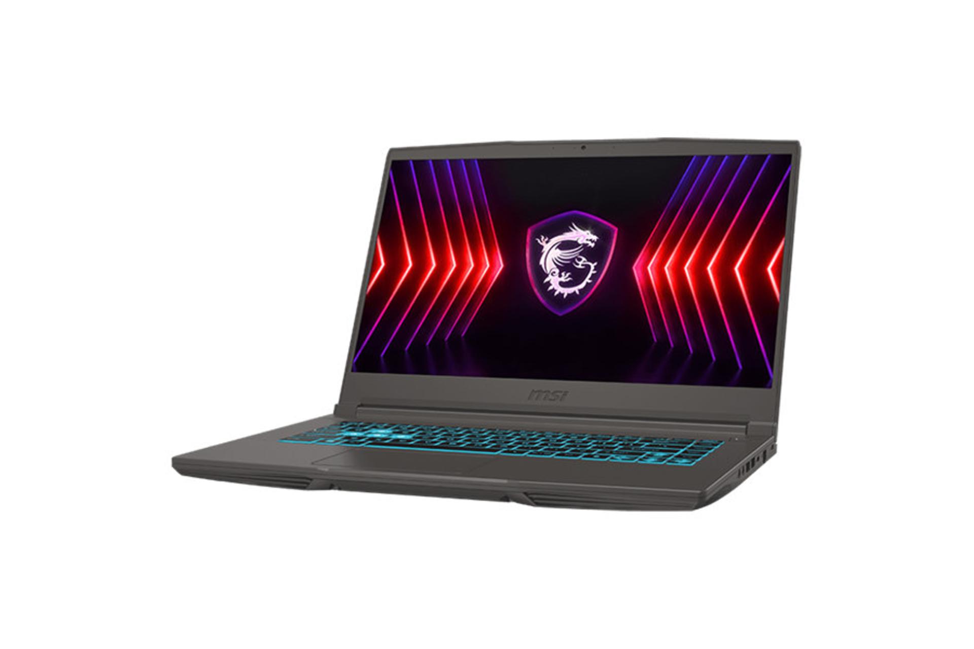 لپ تاپ ام اس آی MSI Thin A15 B7U نمای جلو و راست