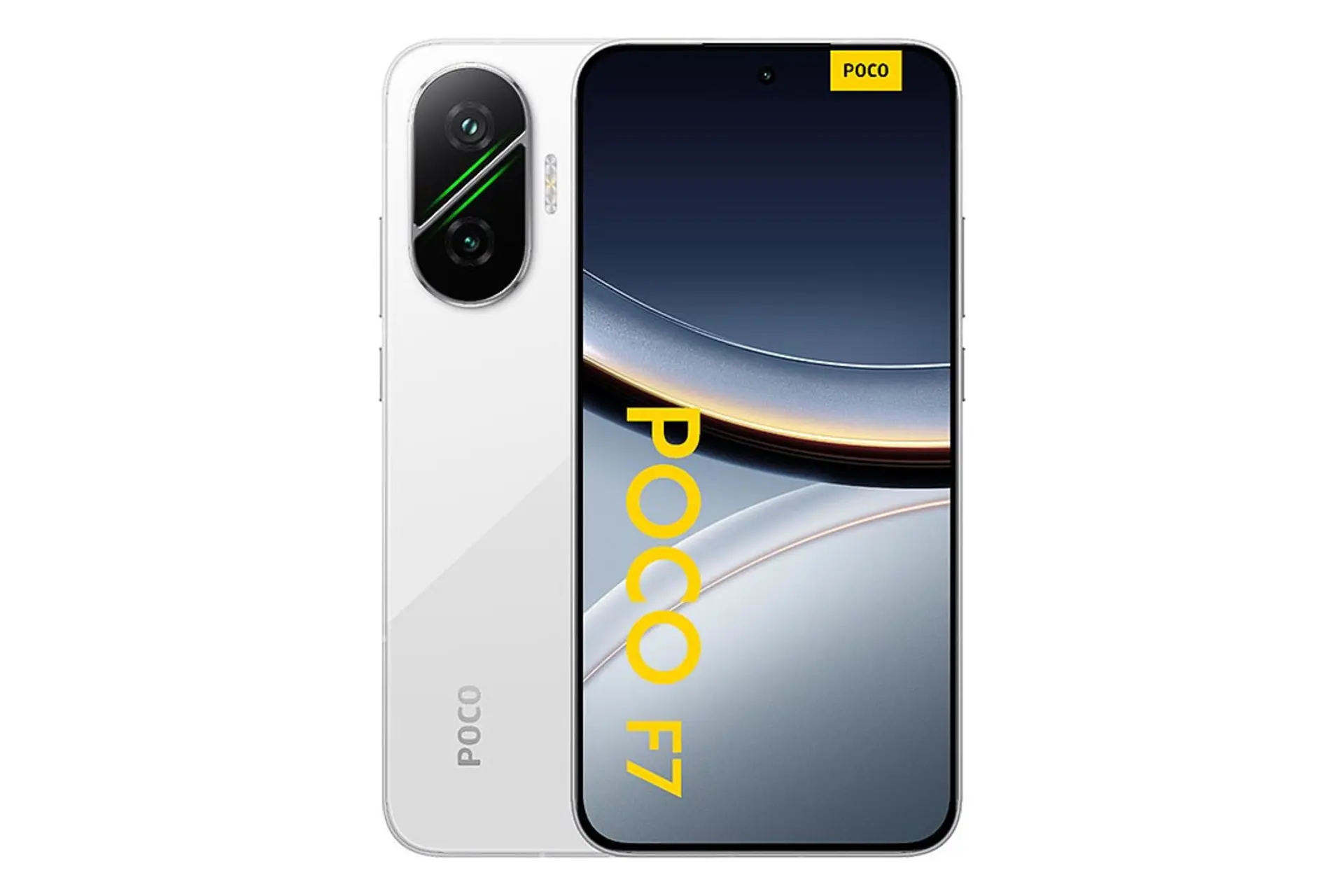 پنل جلو و پشت گوشی موبایل پوکو F7 شیائومی سفید / Xiaomi Poco F7
