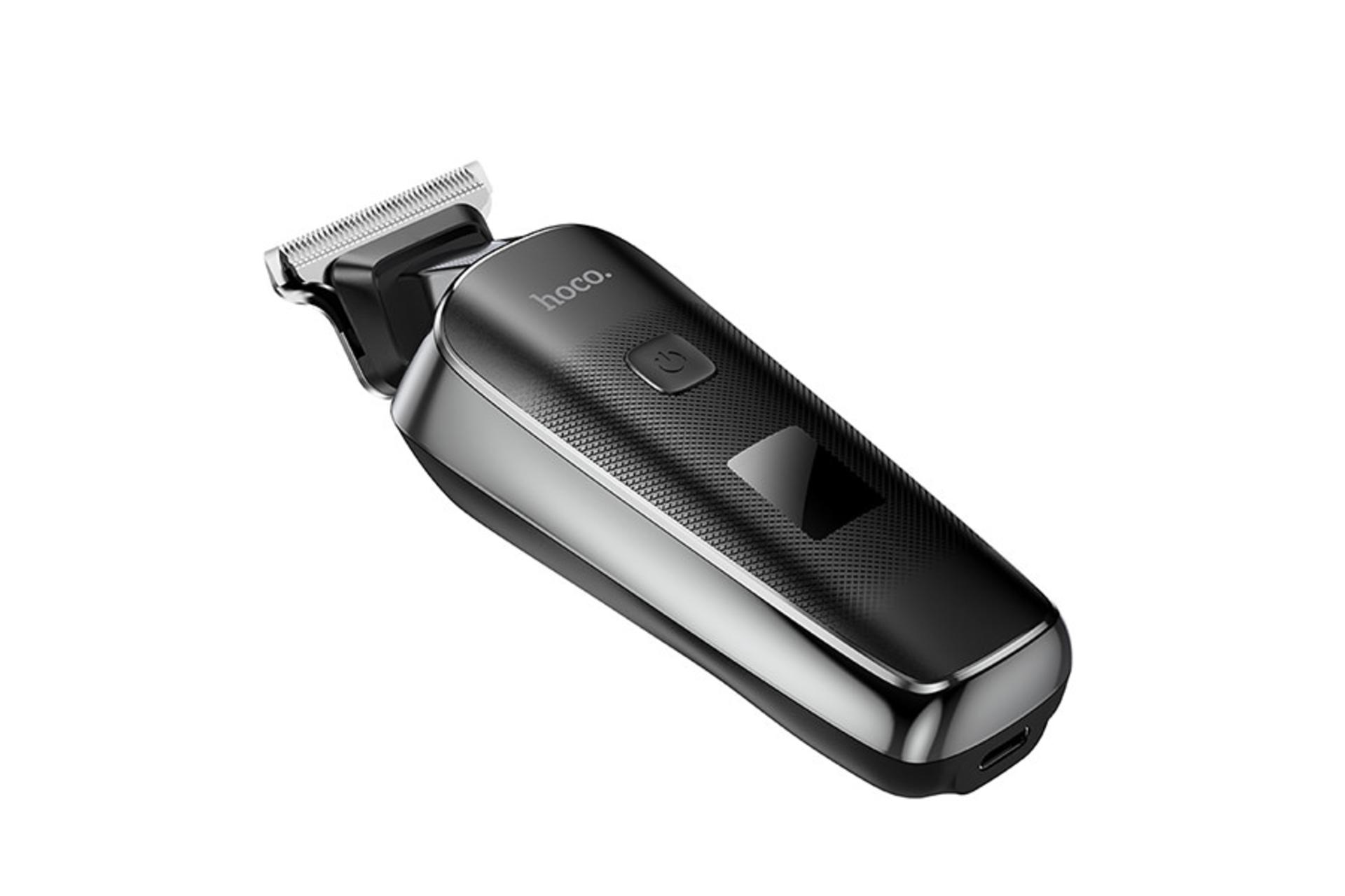 ماشین اصلاح هوکو hoco HP23 رنگ مشکی نمای جانبی