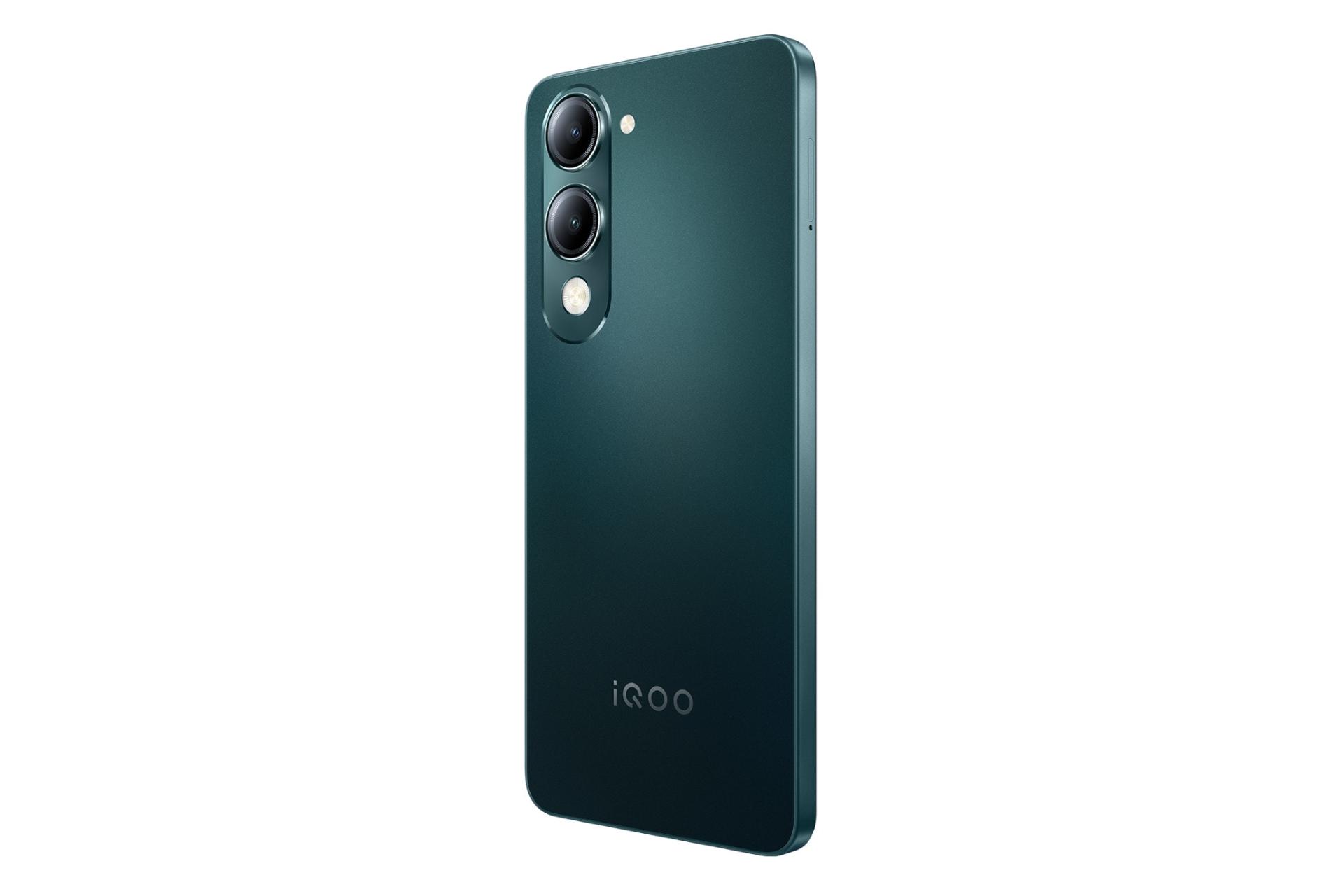 پنل پشت و چینش دوربین گوشی موبایل iQOO Z10 لایت ویوو سبز تیره / vivo iQOO Z10 Lite