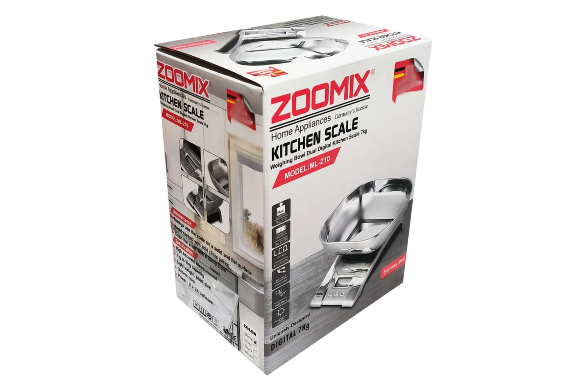 جعبه ترازوی آشپزخانه زومیکس ML-210