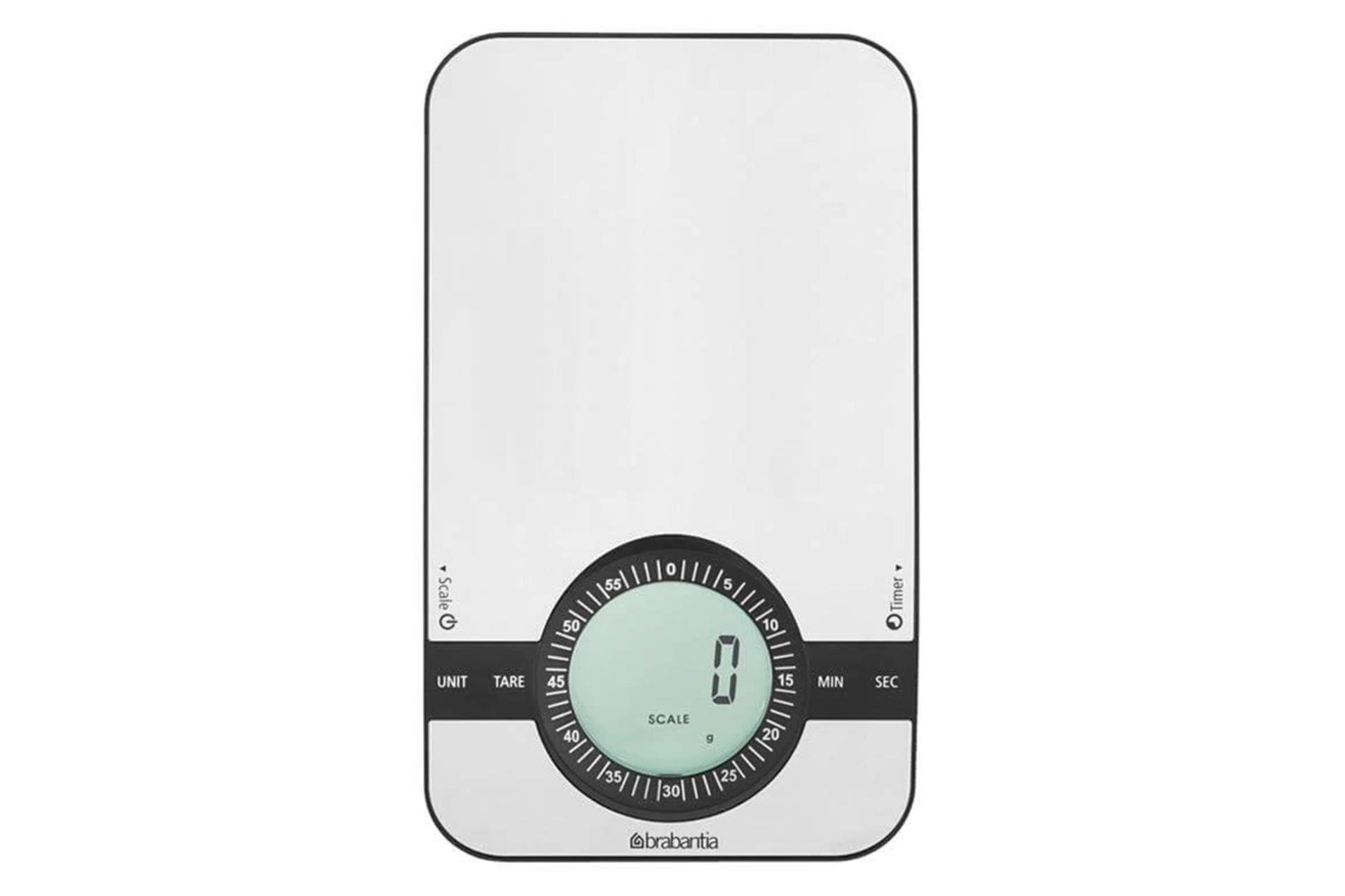 مرجع متخصصين ايران ابعاد و اندازه ترازوي آشپزخانه برابانتيا Brabantia B05B480607/4