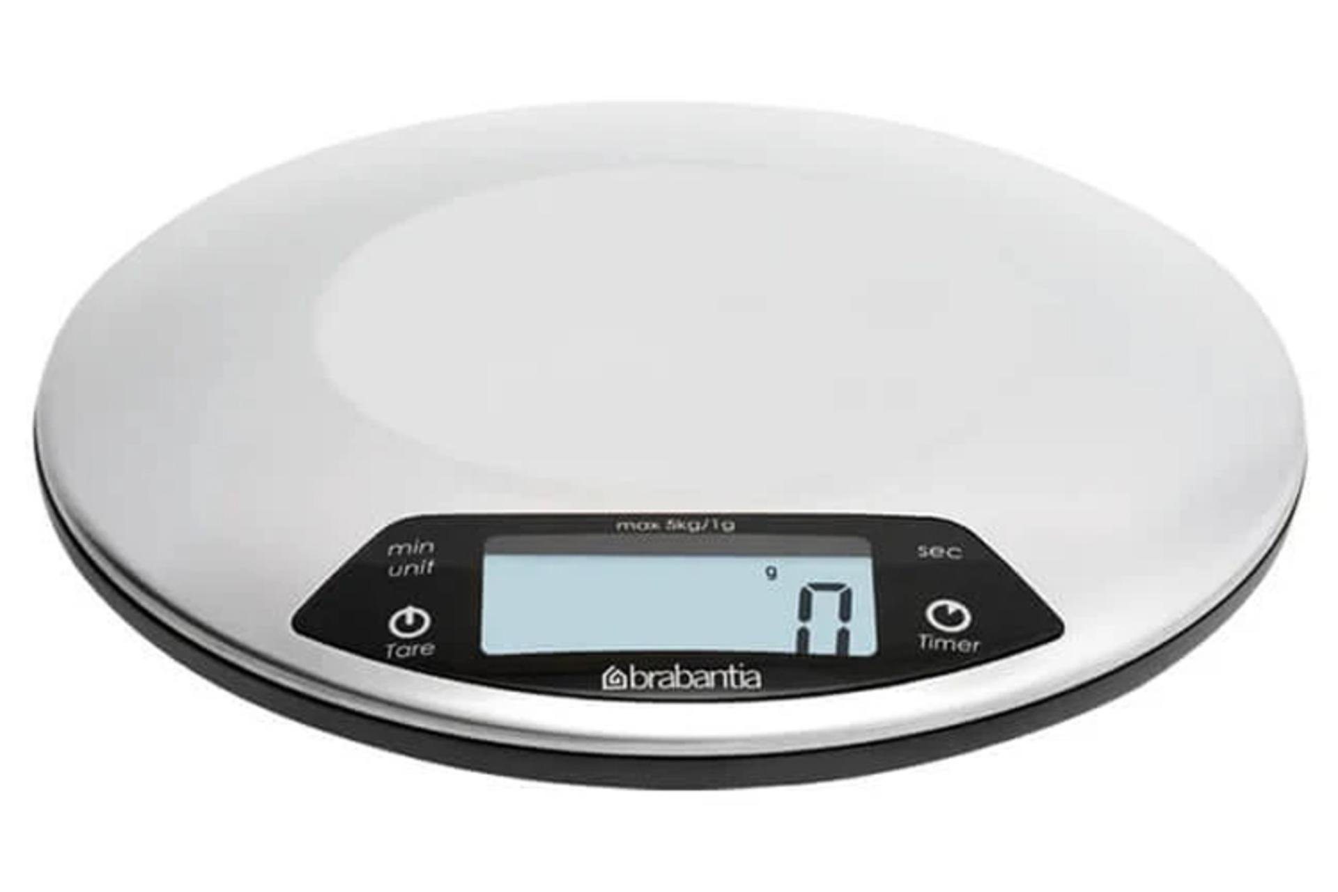 مرجع متخصصين ايران ابعاد و اندازه ترازوي آشپزخانه برابانتيا Brabantia B05B480560/4