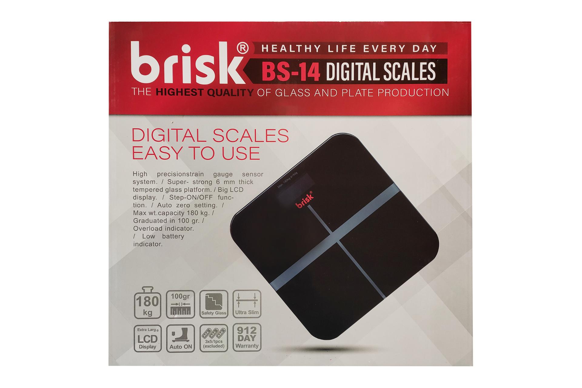 جعبه ترازوی وزن کشی بریسک Brisk BS-14