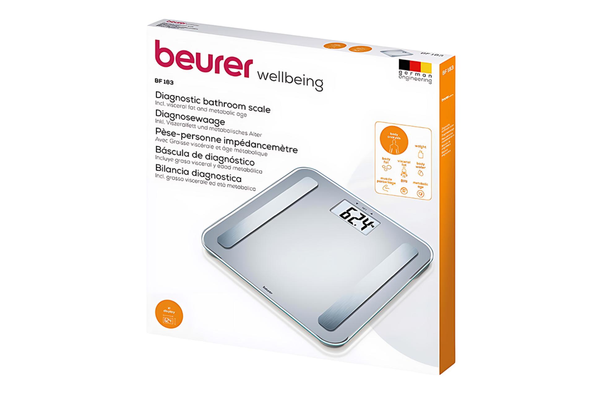 جعبه ترازوی وزن کشی بیورر Beurer BF 183