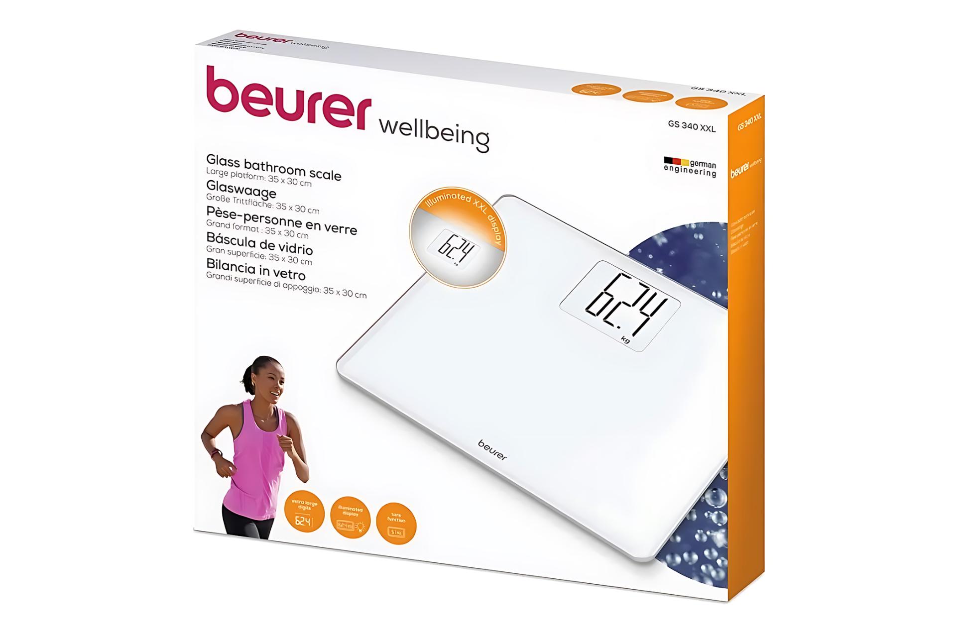 جعبه ترازوی وزن کشی بیورر Beurer GS 340 XXL