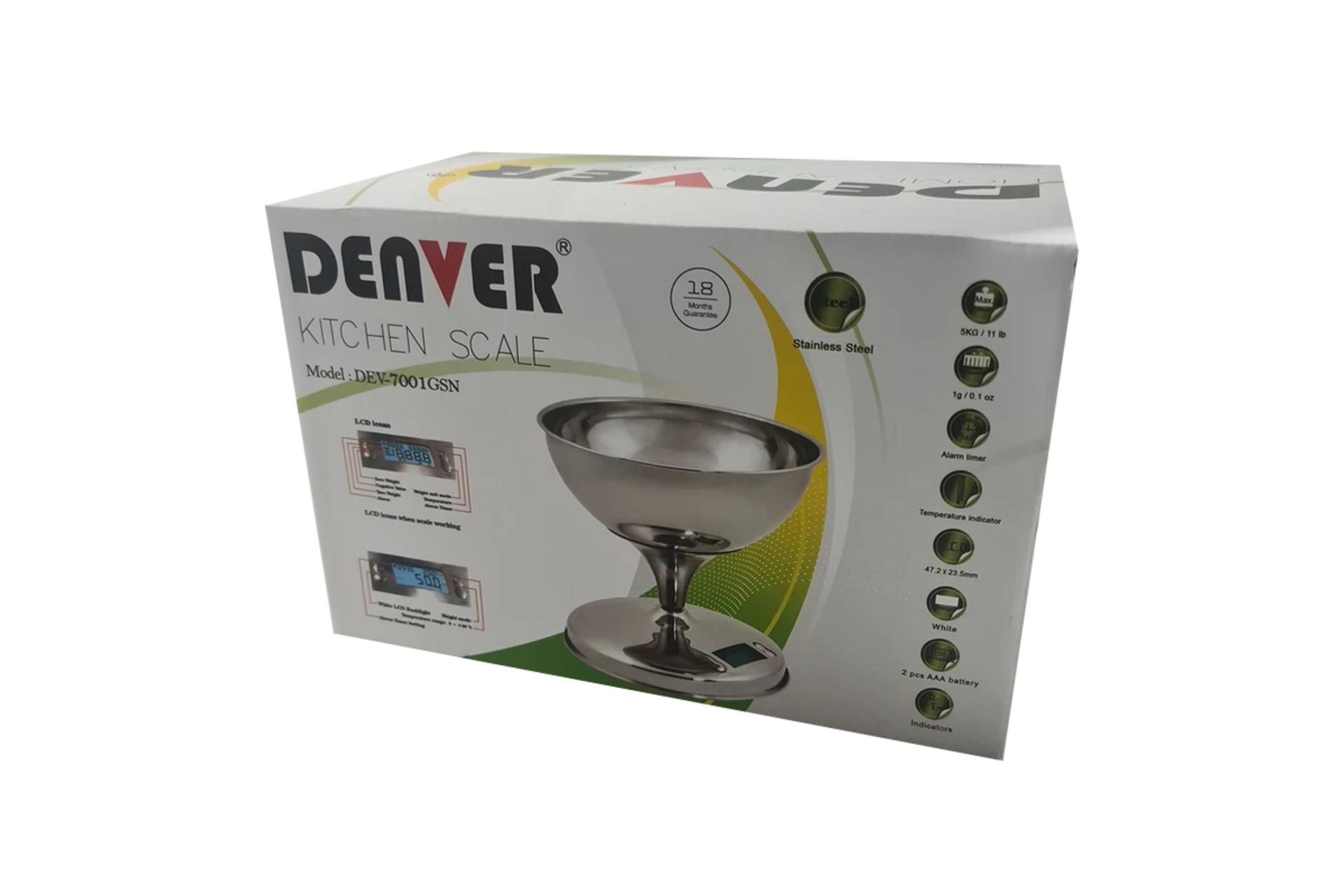 جعبه ترازوی آشپزخانه دنور DEV-7001GSN