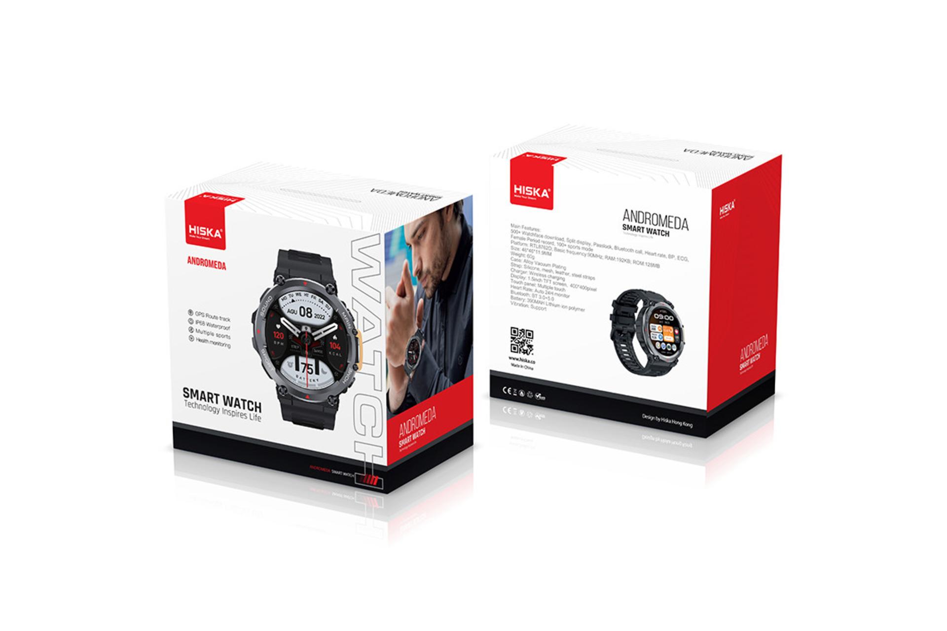 جعبه ساعت هوشمند هیسکا HISKA Andromeda