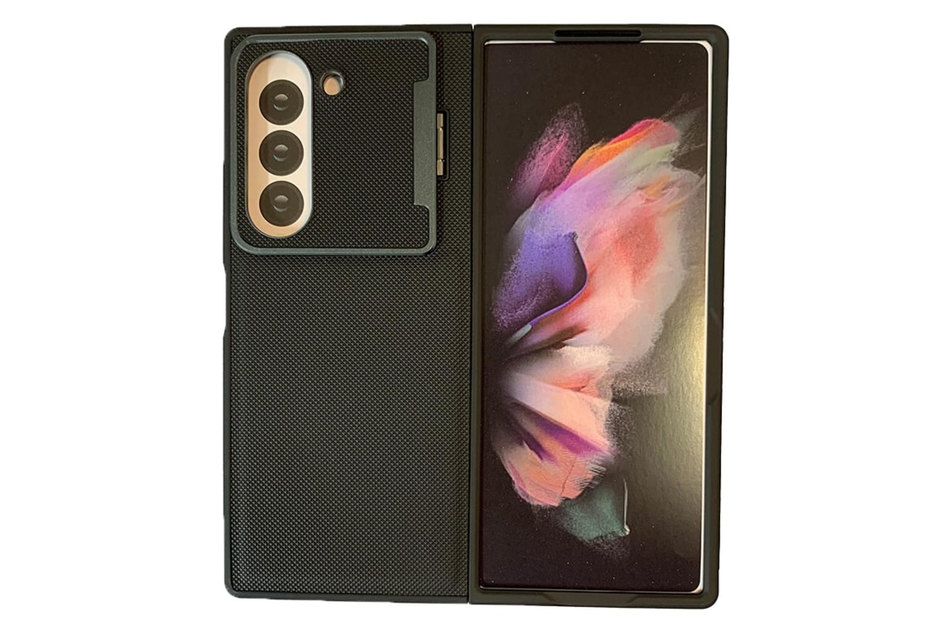 نمای پنل پشت قاب گوشی اپیکوی مدل Piblue Nylone Bracket مناسب سامسونگ Galaxy Z Fold6