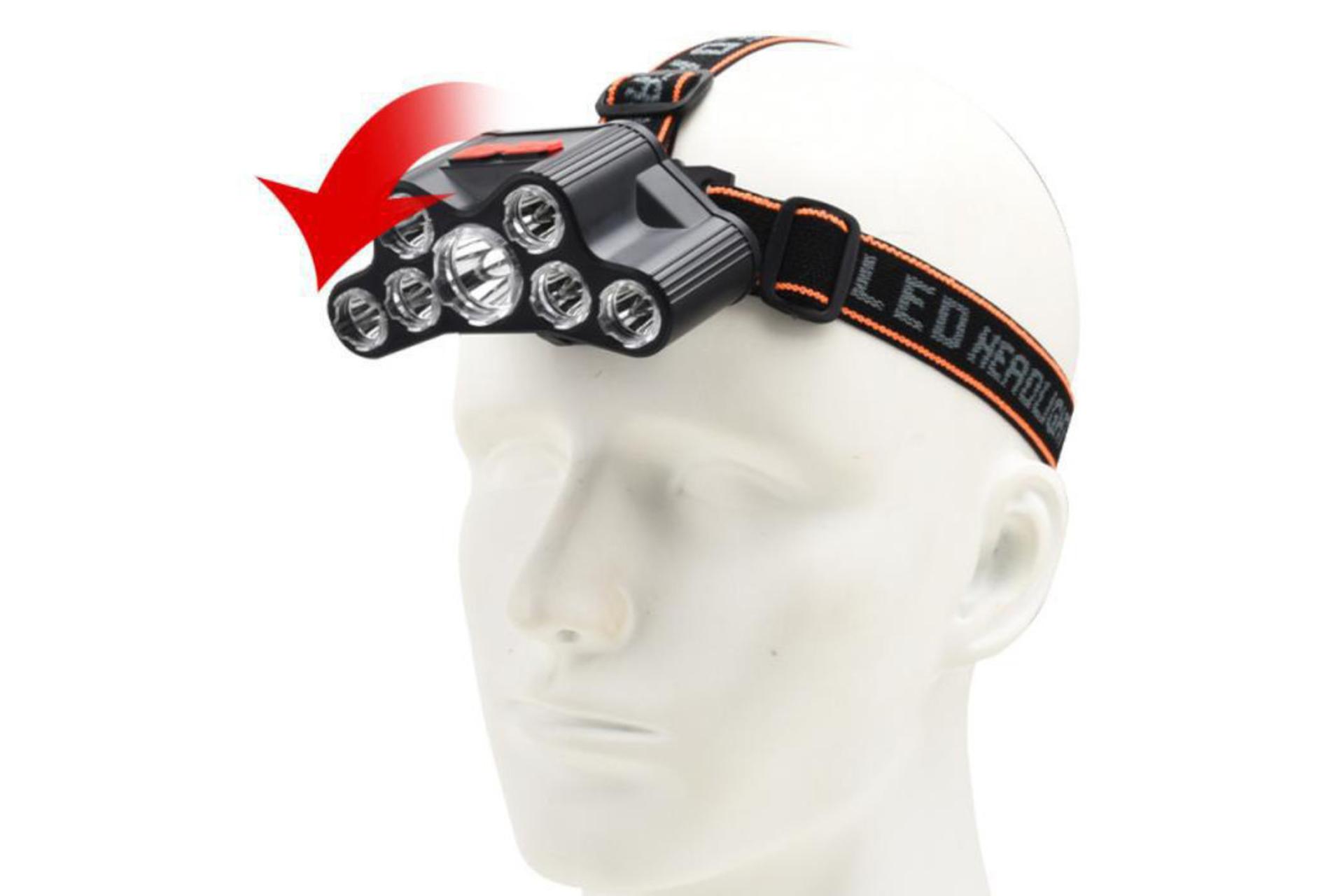 چراغ قوه بلیزینگ فایر Blazing Fire F-T26 روی سر