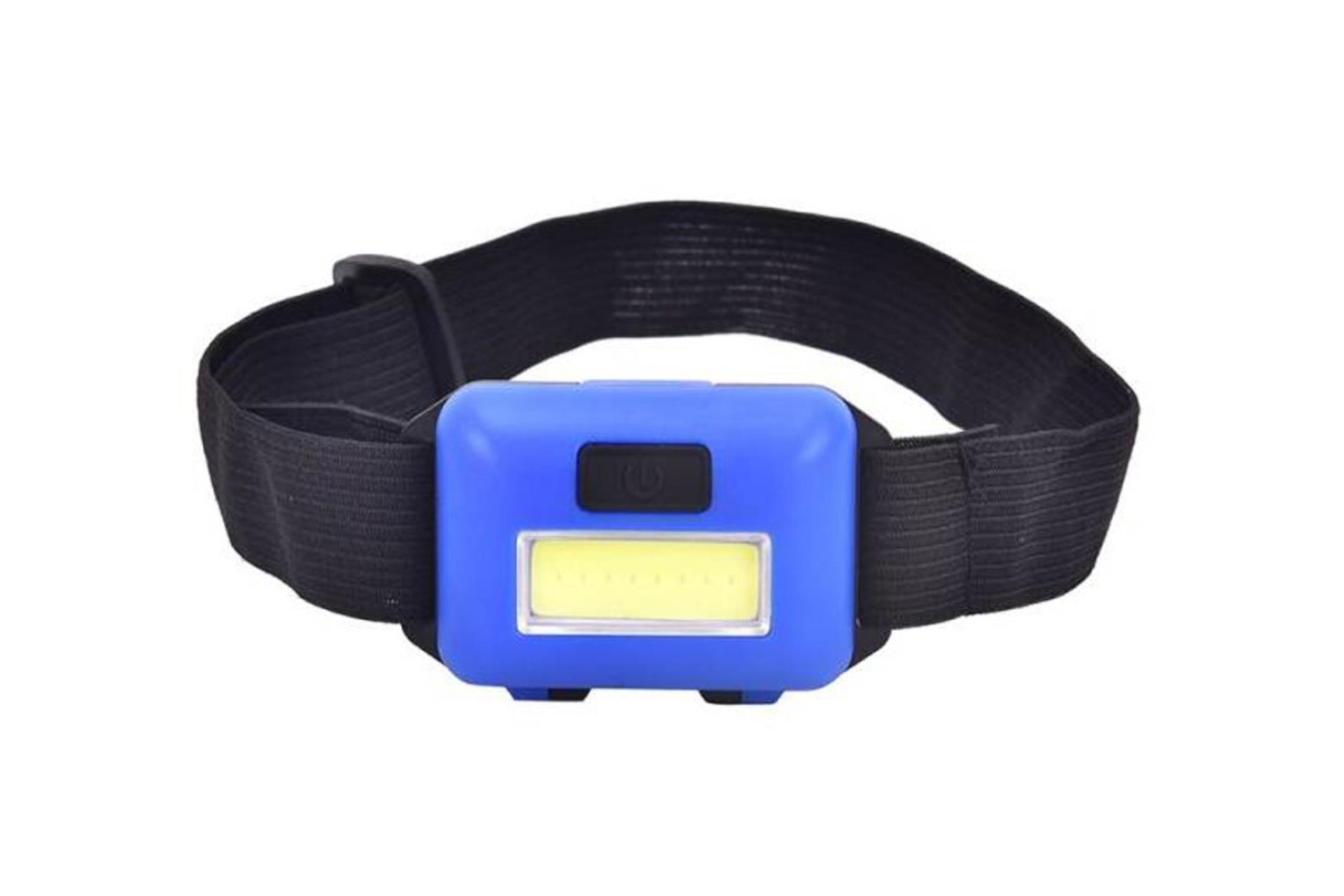 چراغ قوه هدلمپ HEADLAMP 10W COB آبی