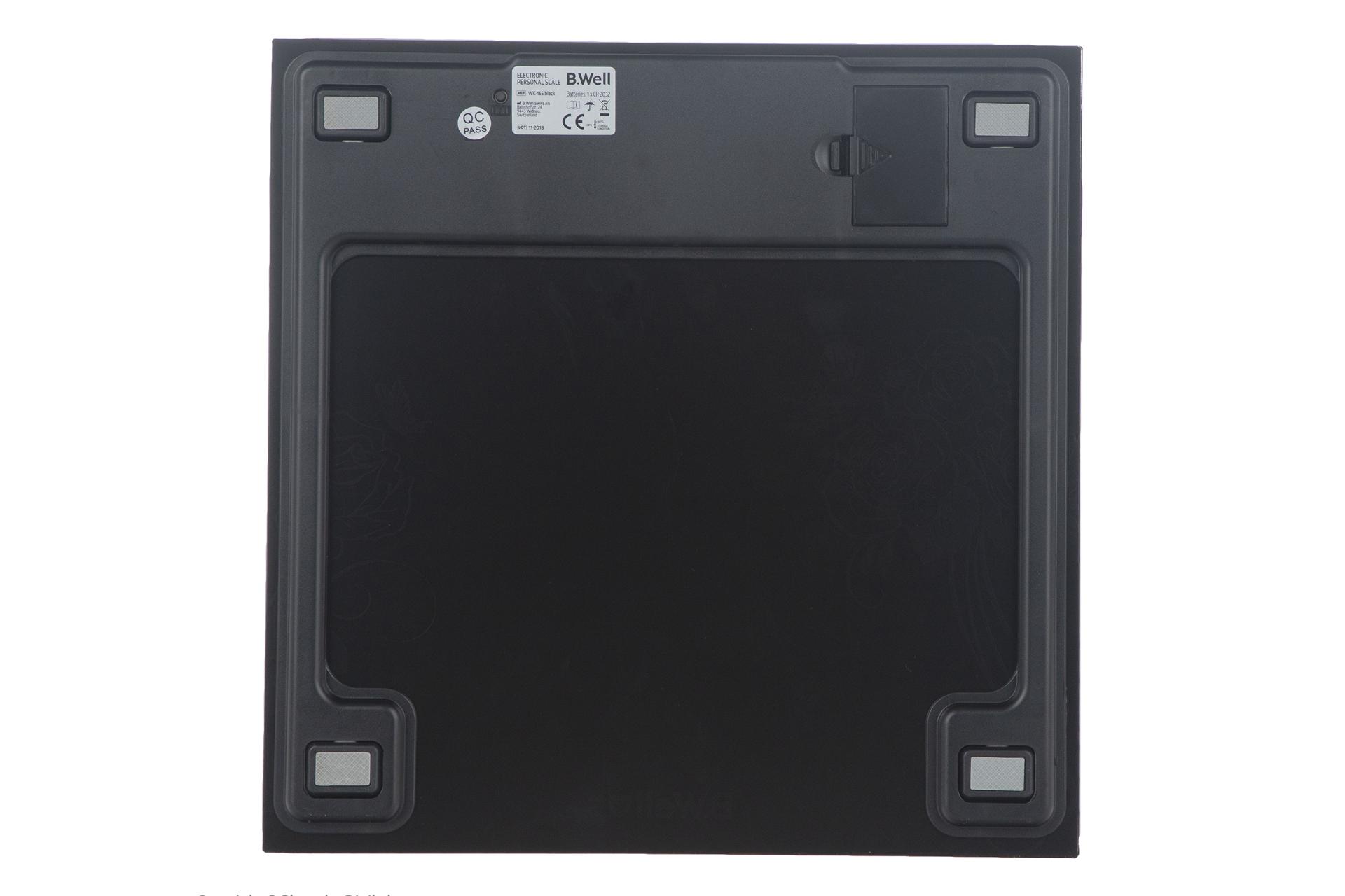 نمای پایین ترازوی وزن کشی بی ول B.Well WK-165