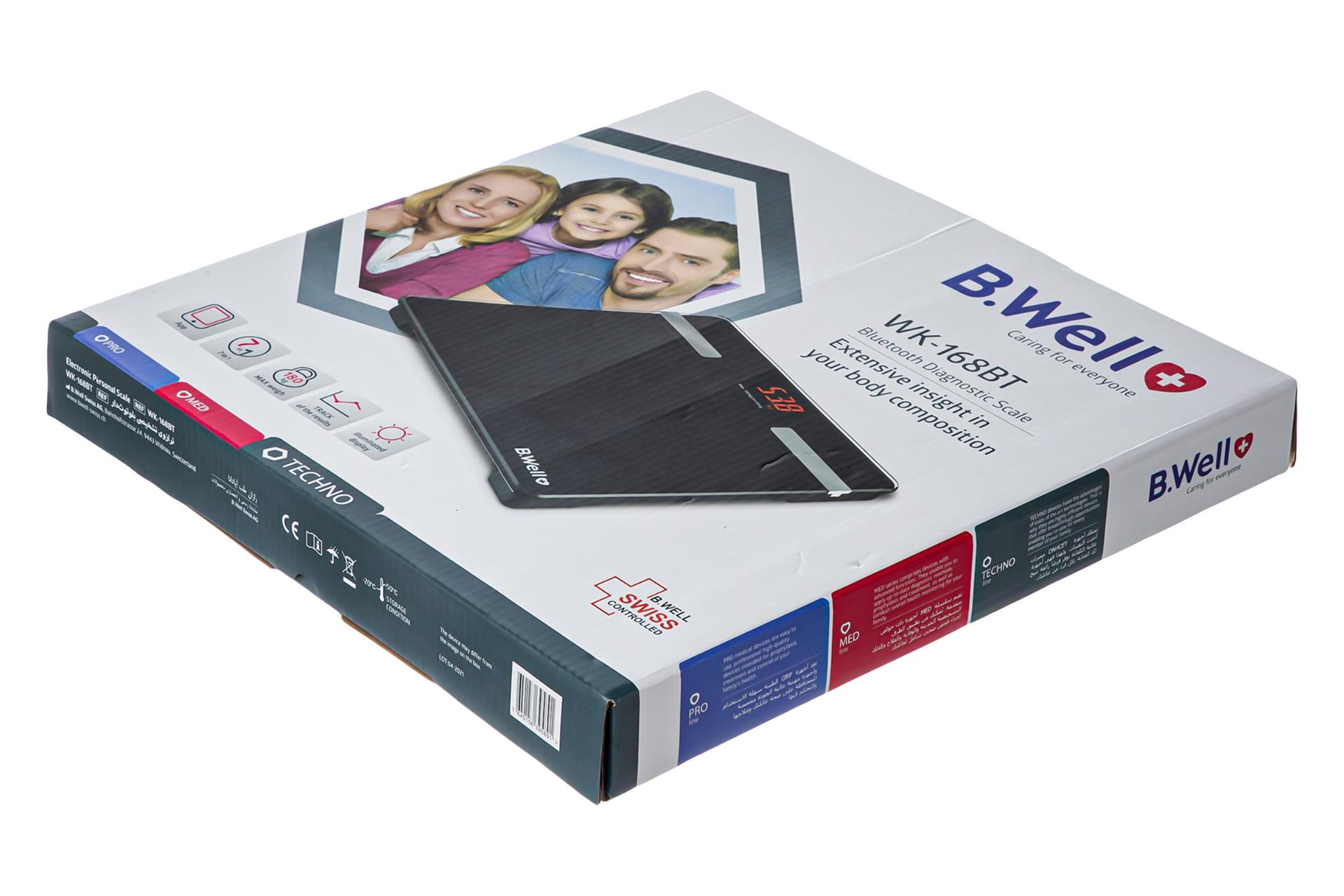 جعبه ترازوی وزن کشی بی ول B.Well WK-168BT