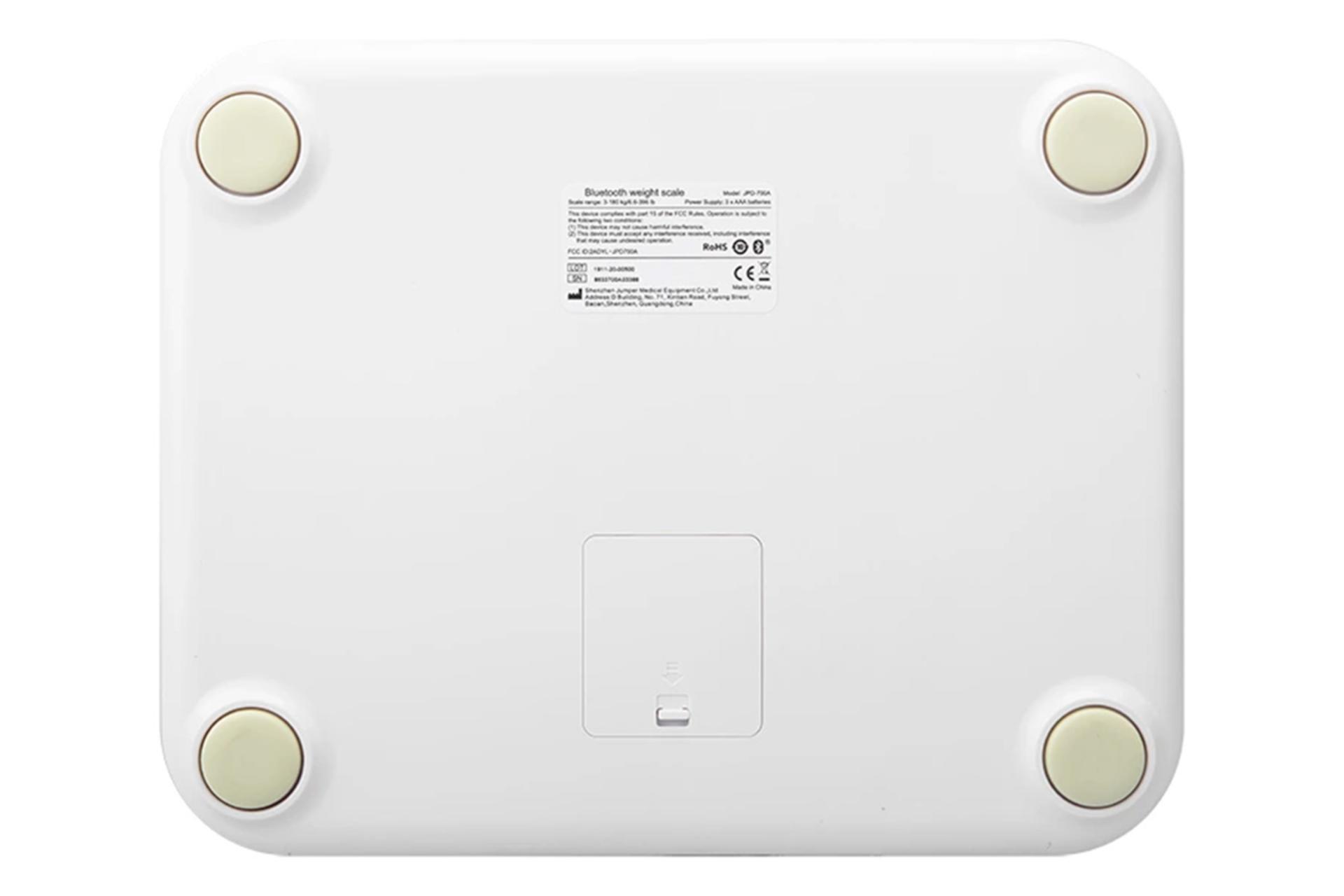 نمای پایین ترازوی وزن کشی جامپر Jumper JPD-700A