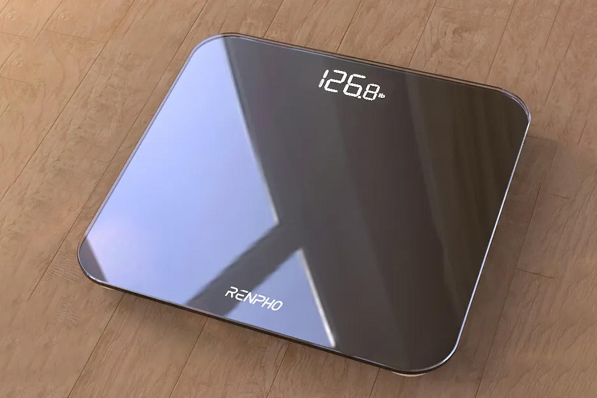 نمای کناری ترازوی وزن کشی رنفو Renpho BG260R-BK-N